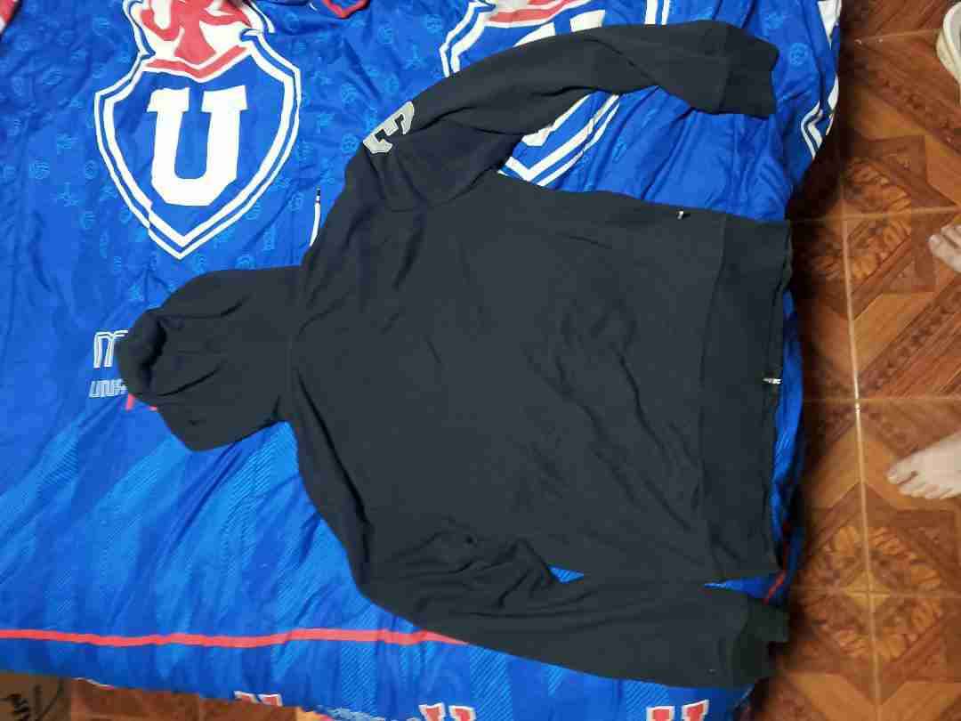 Polerón negro USPA con capucha - miniatura 2