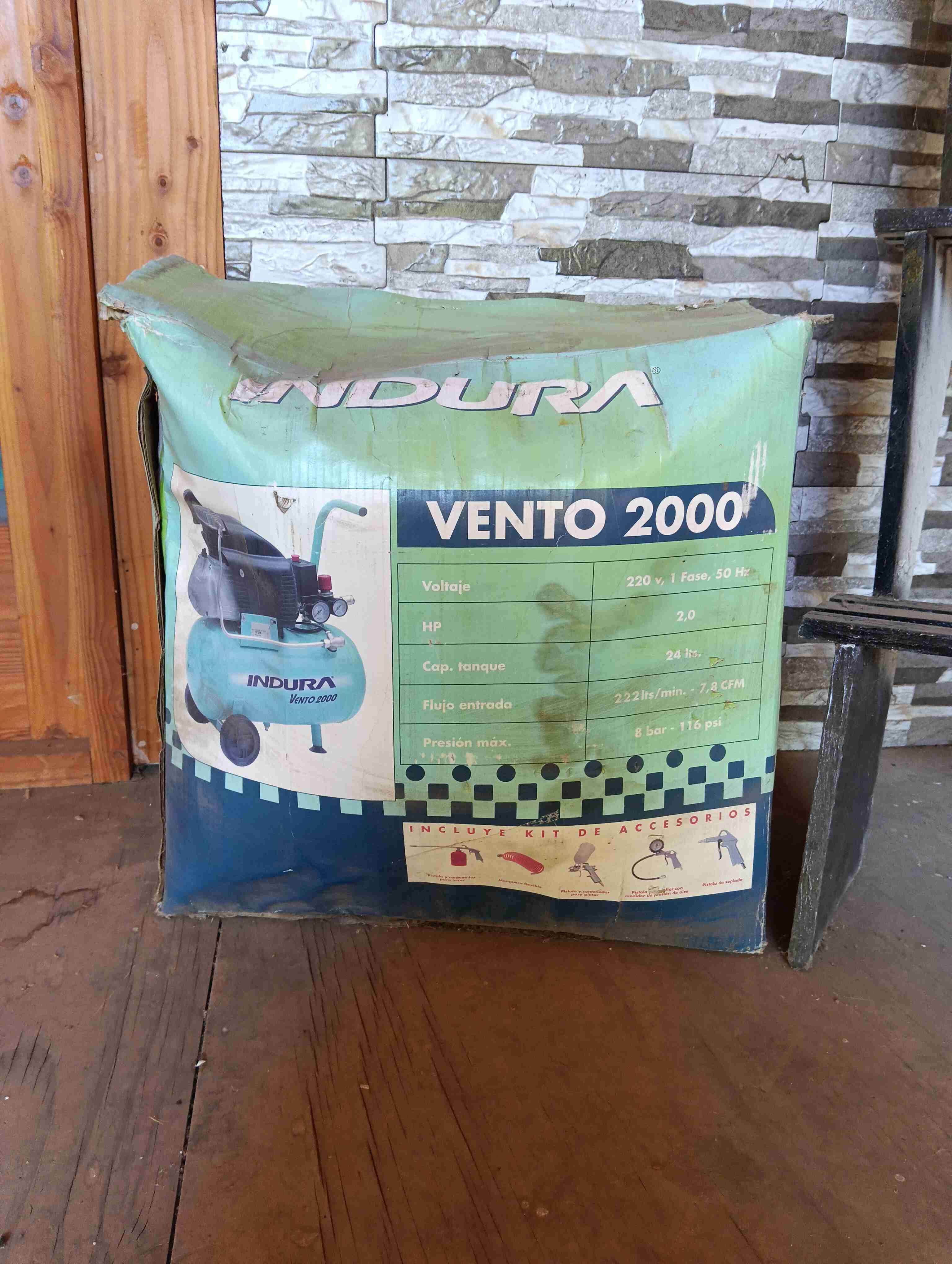 Compresor de aire Indura Vento 2000 - miniatura 1