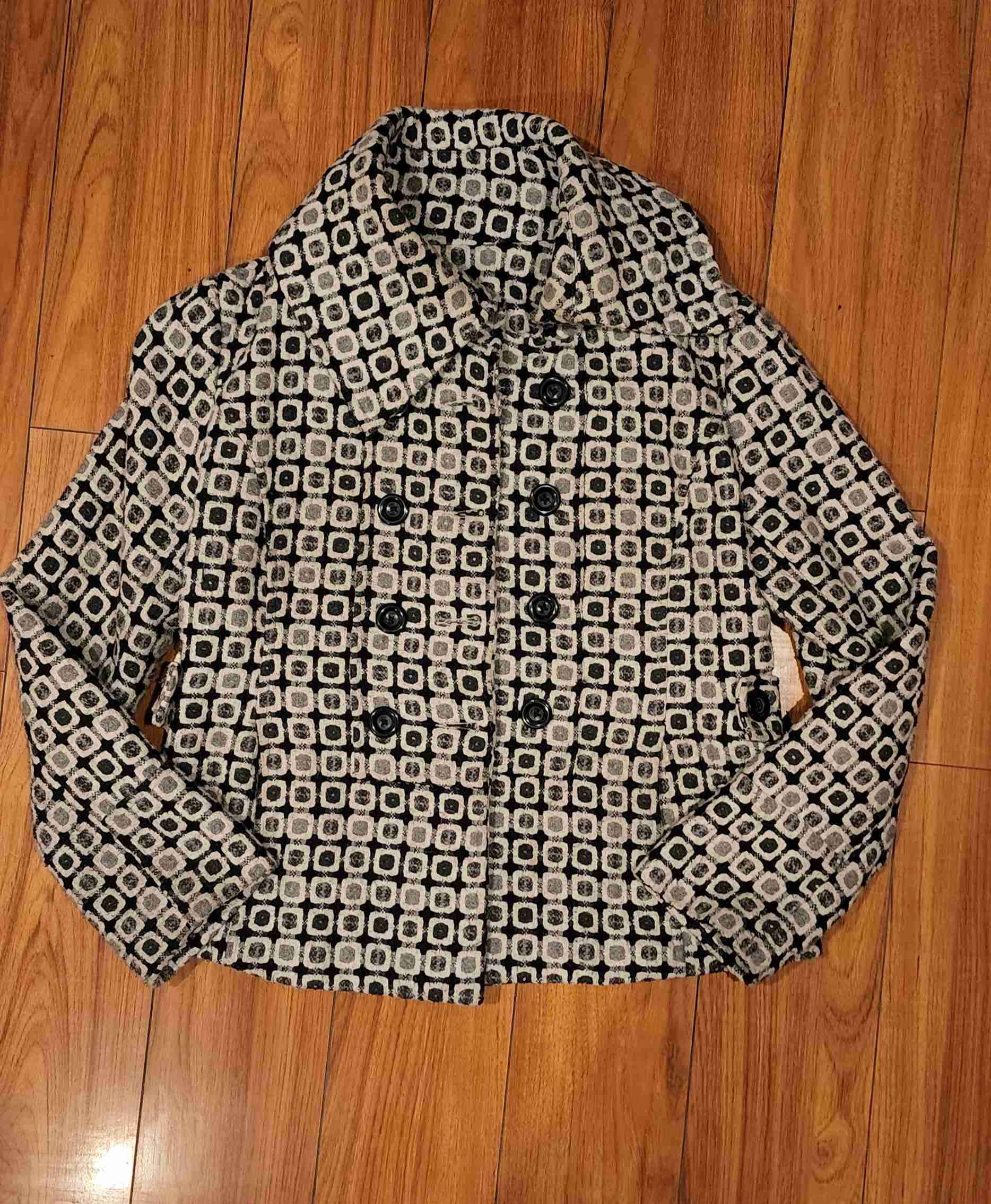 Chaqueta estampada retro