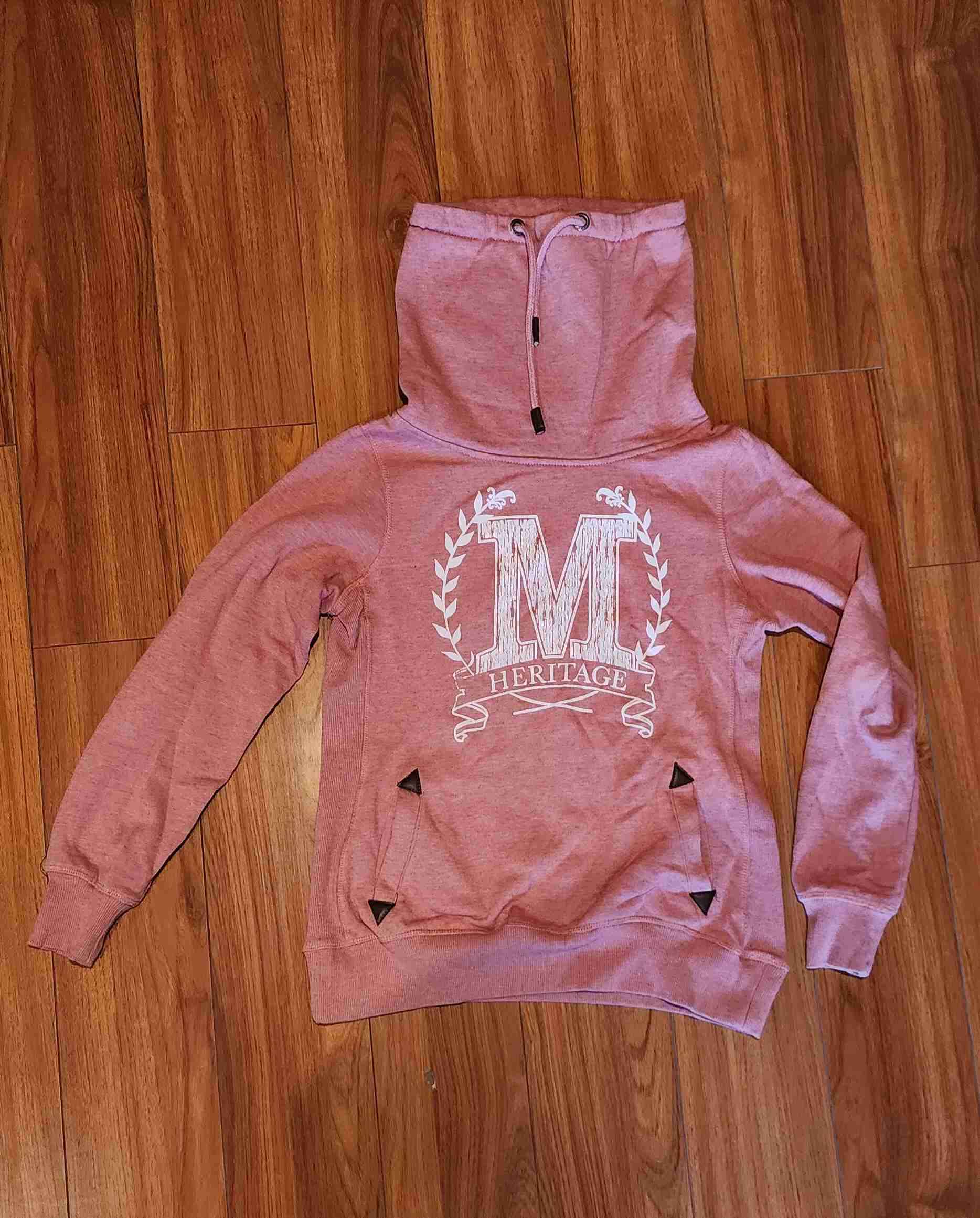 Polerón rosa con capucha 'Heritage'