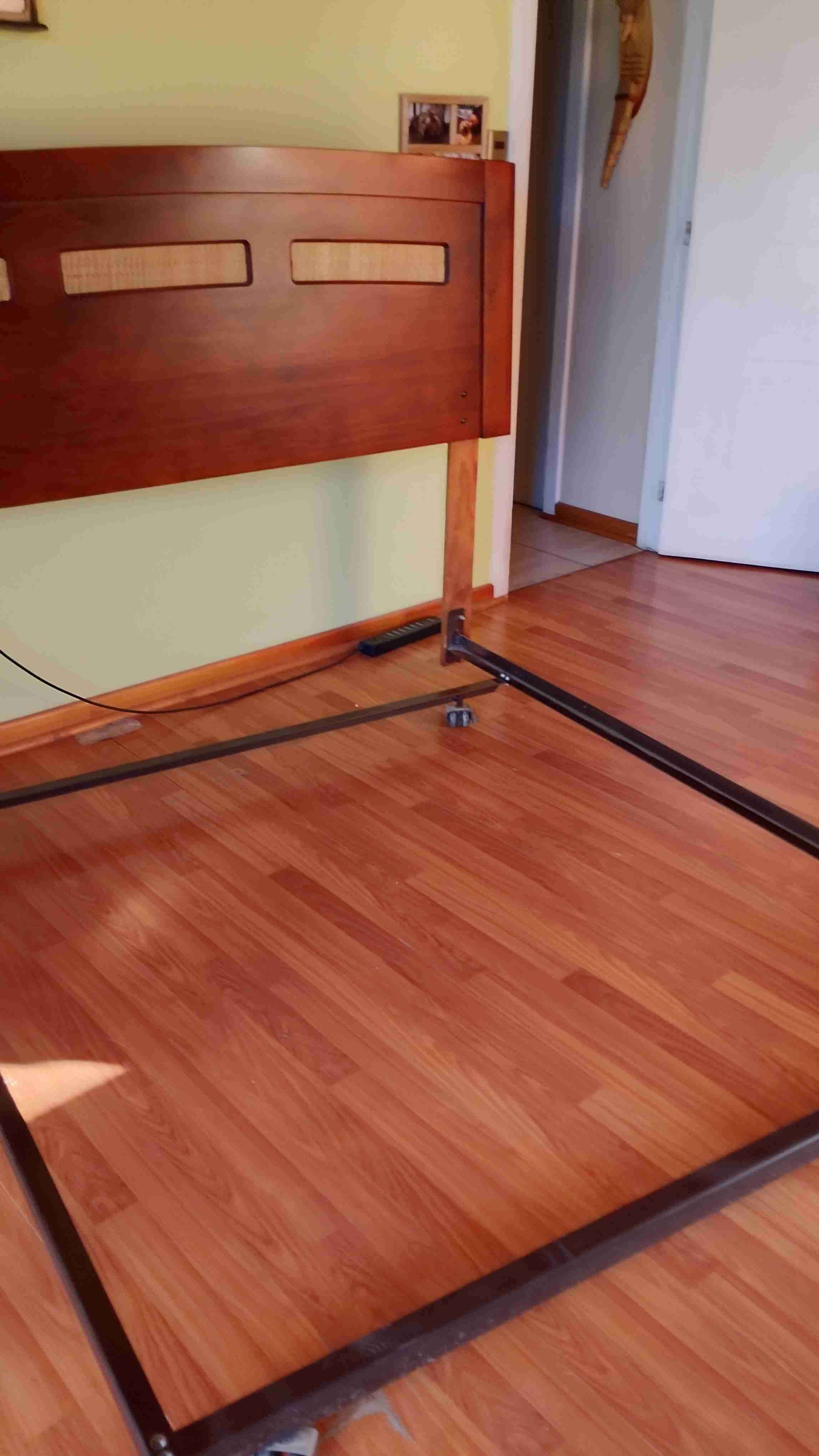 Cama matrimonial 2 plazas con colchón usado. - miniatura 2