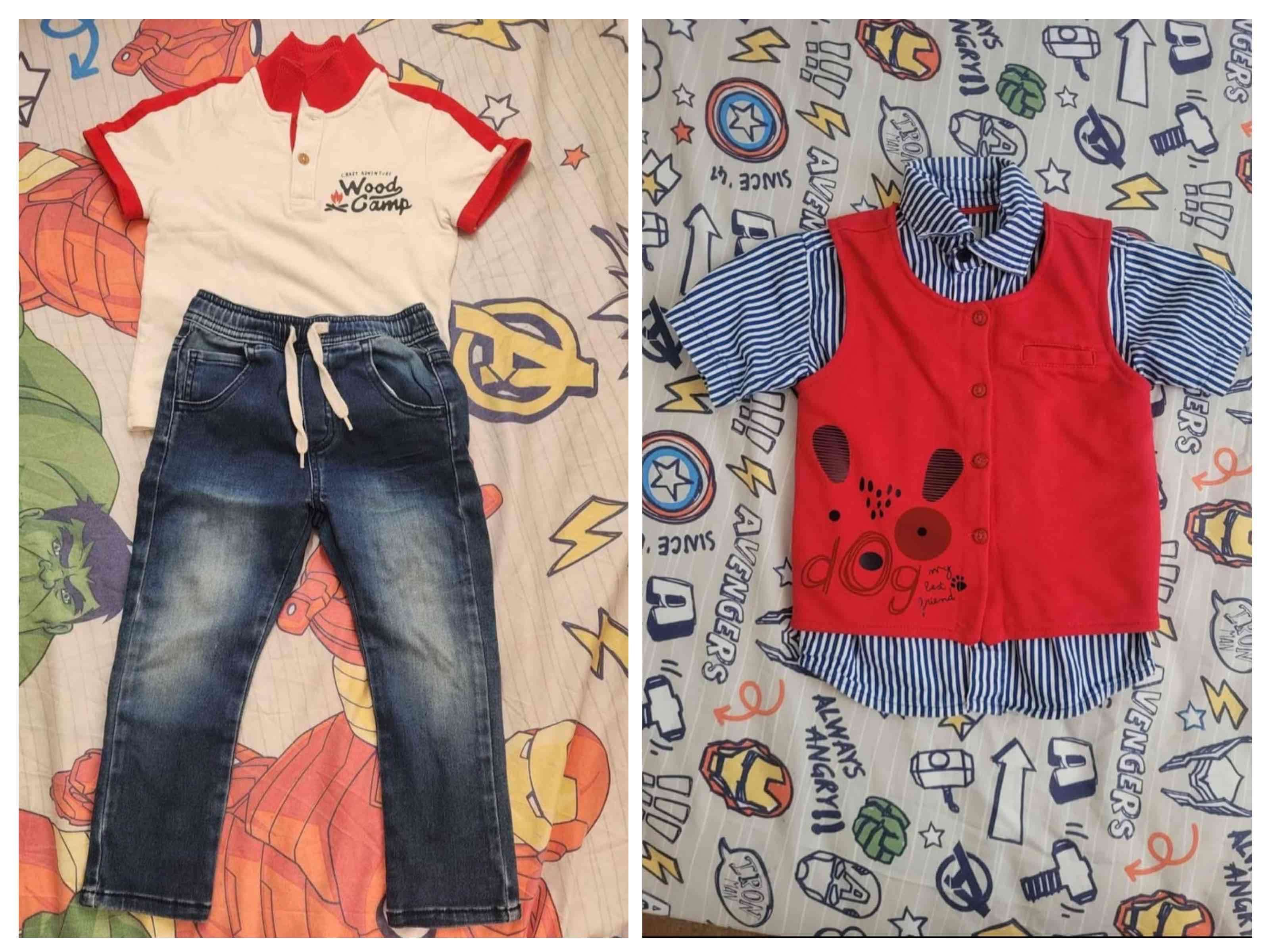 Conjunto ropa infantil  niño talla 24 meses - miniatura 1
