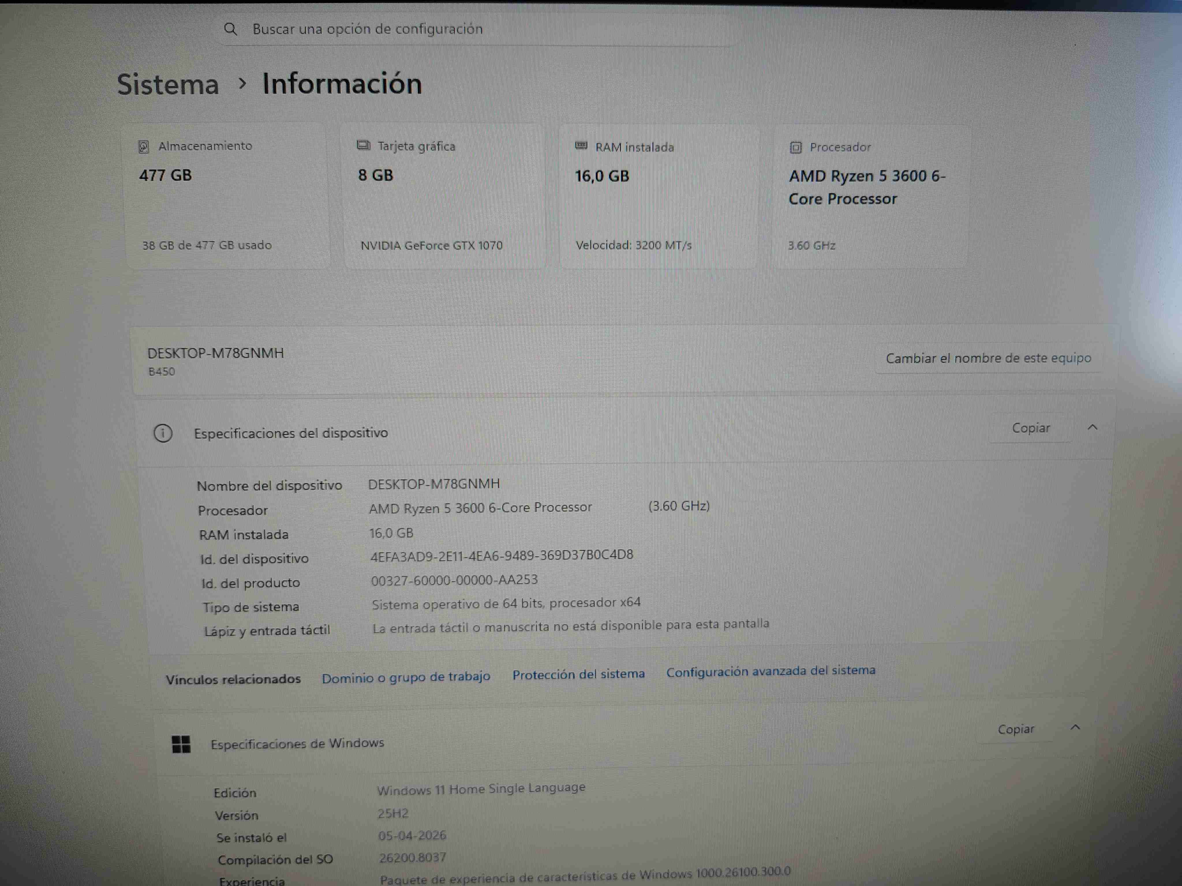 PC Gamer ryzen 5, nvidia 1070 - miniatura 6