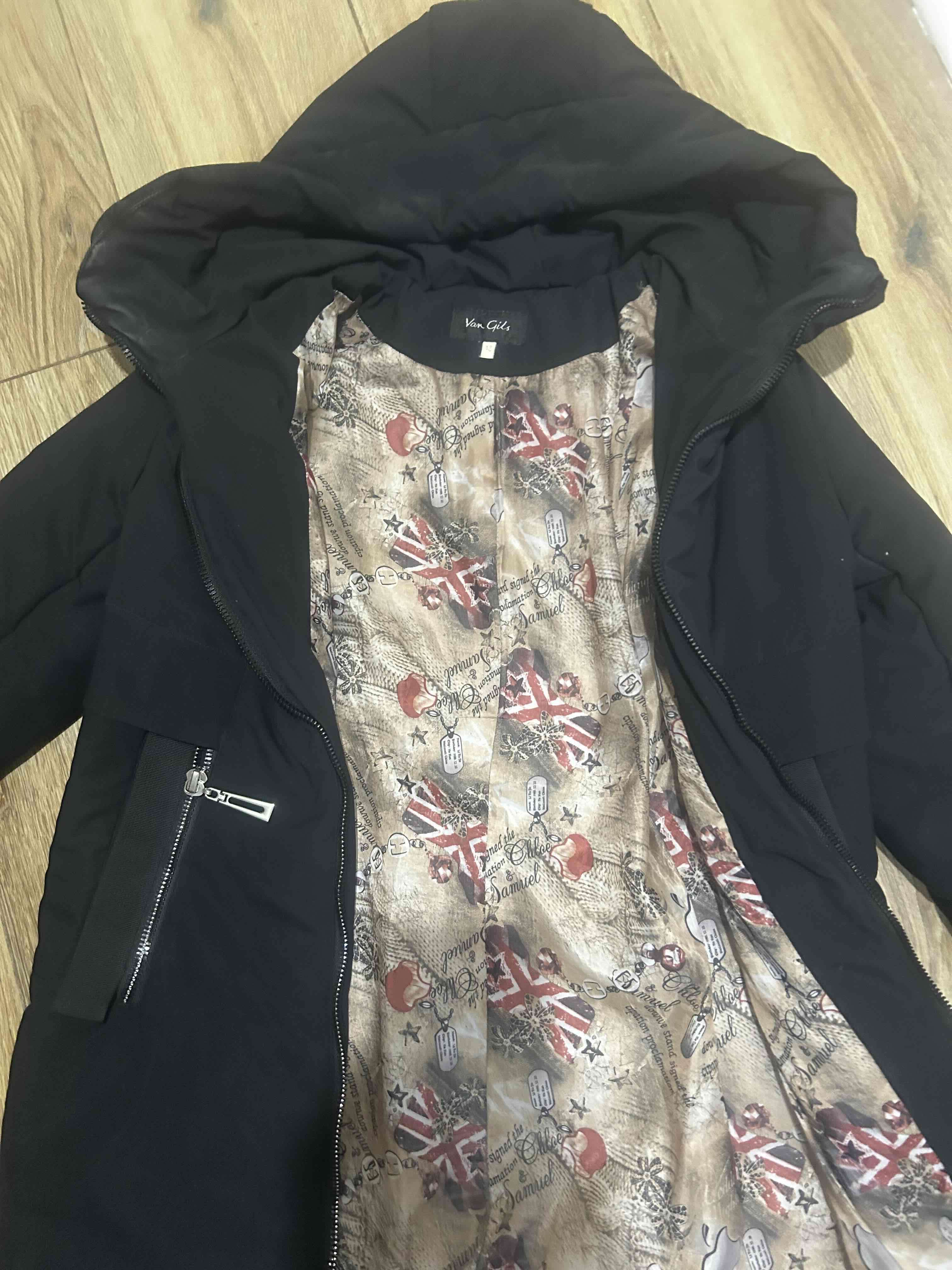 Abrigo negro largo - 1