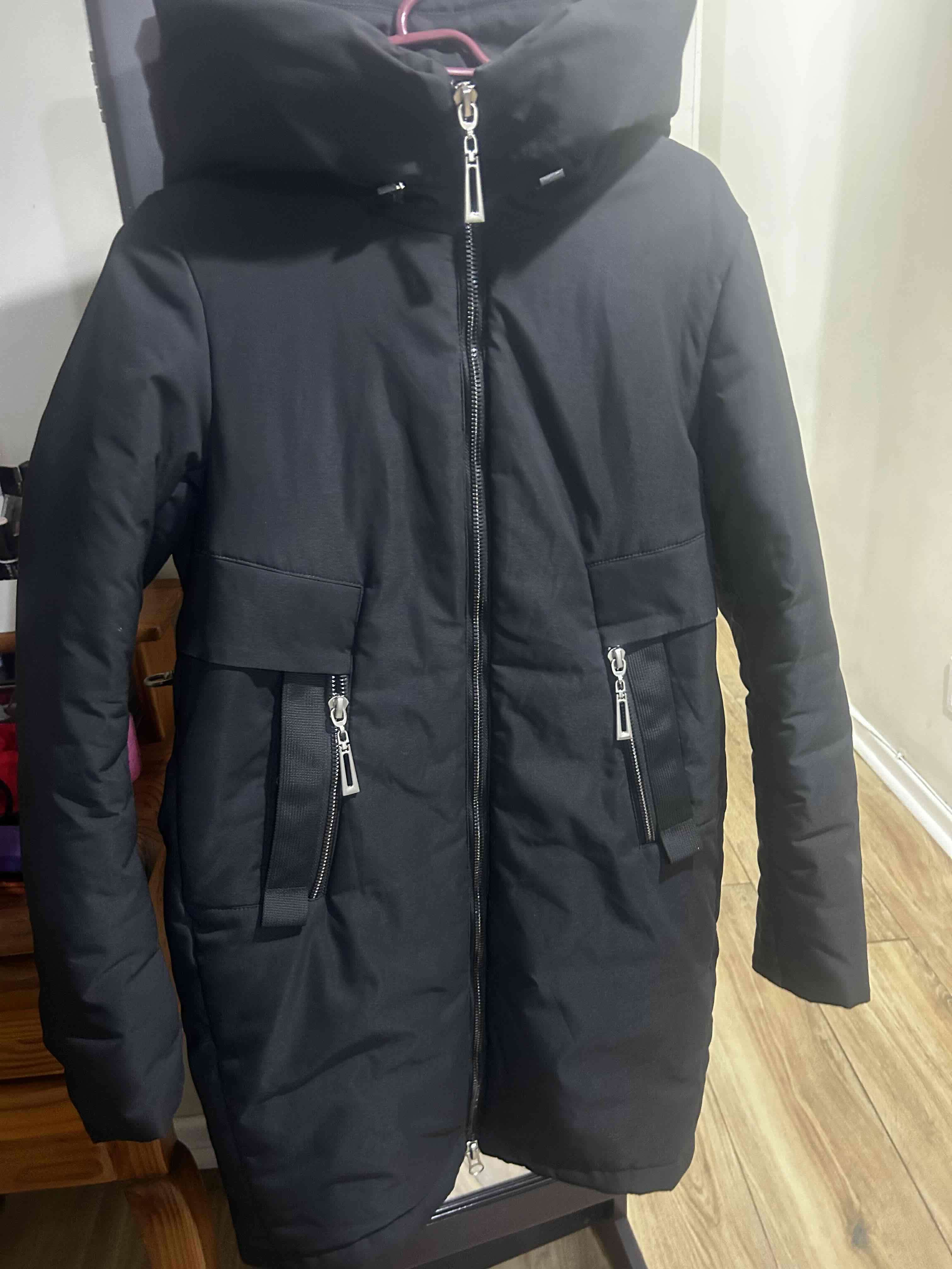 Abrigo negro largo - 2