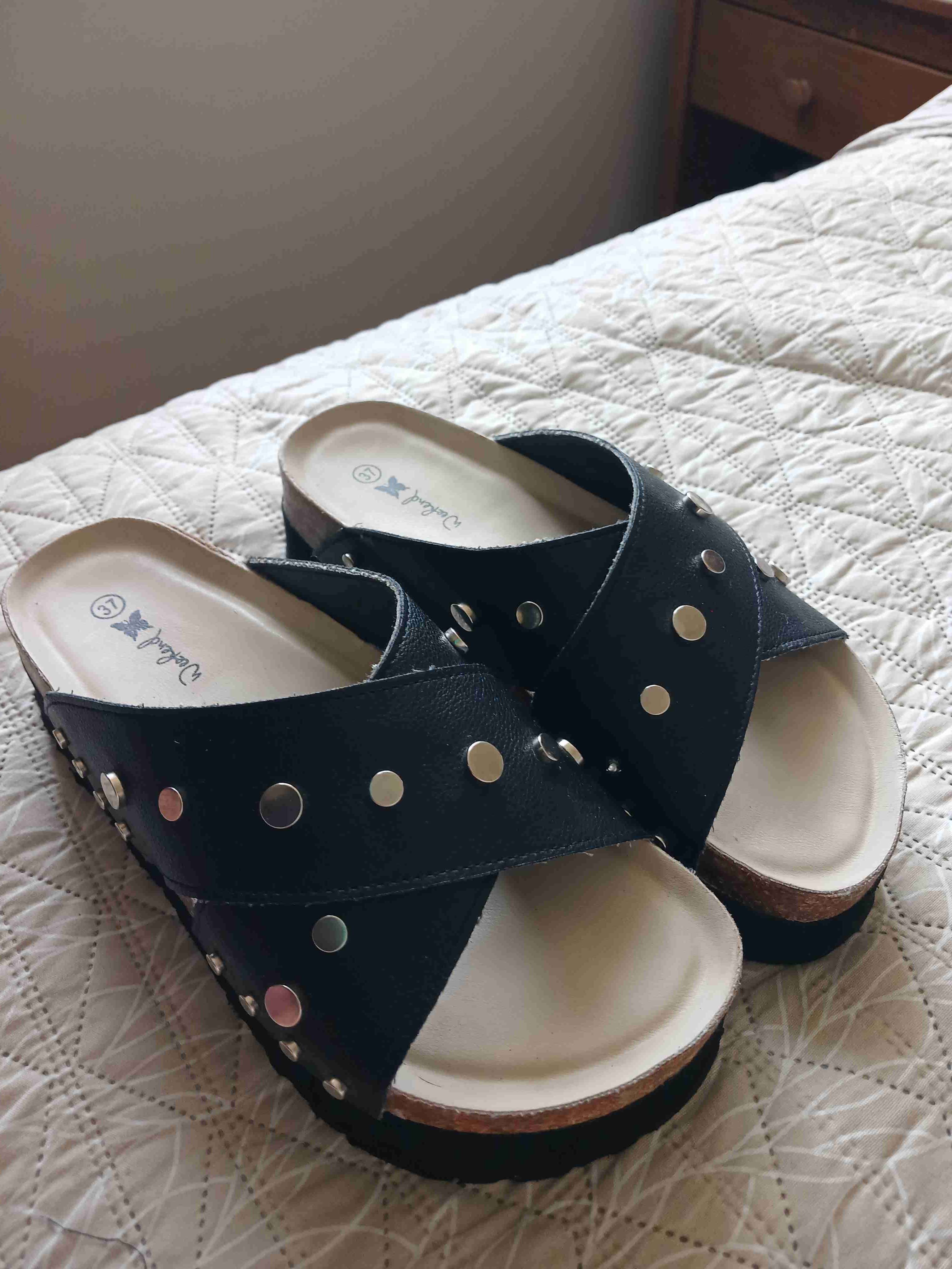 Sandalias negras con tachas - 2