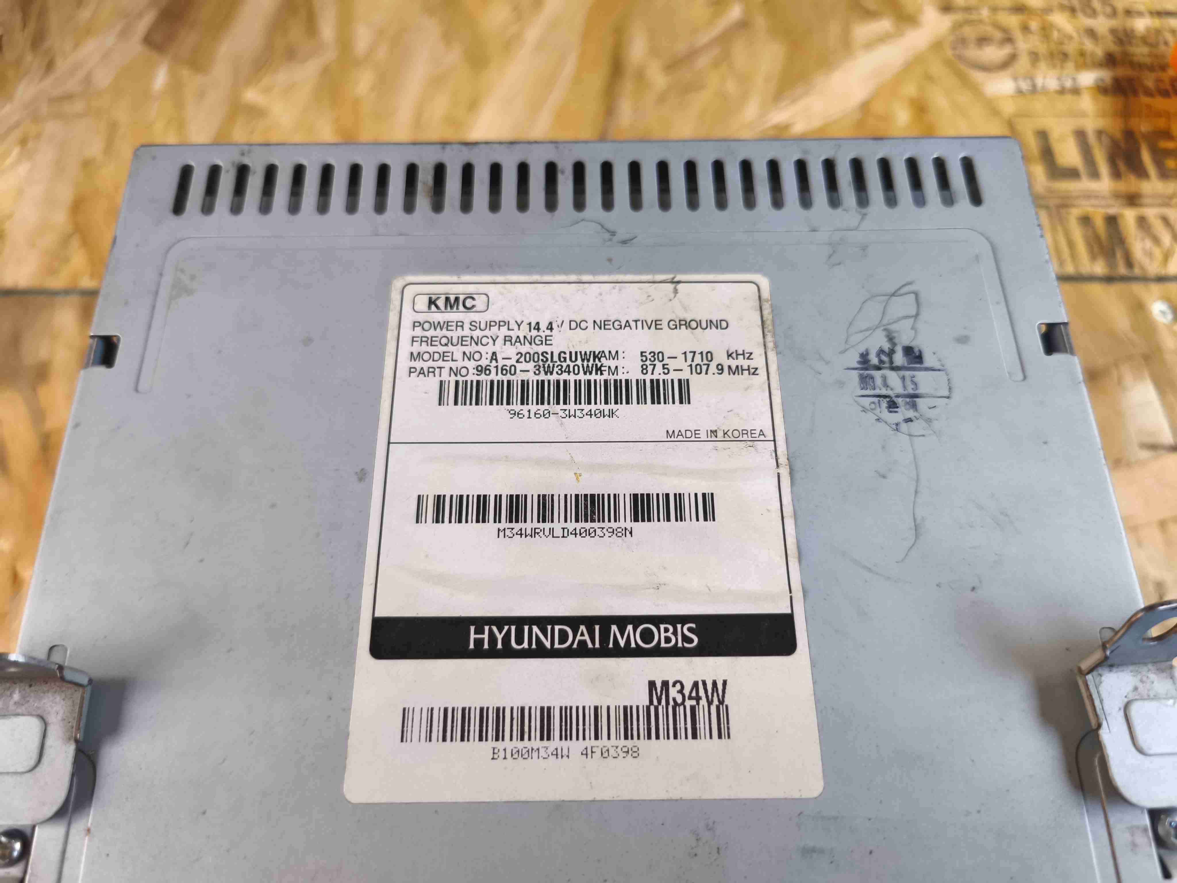 Radio CD para Kia sportage original - 2