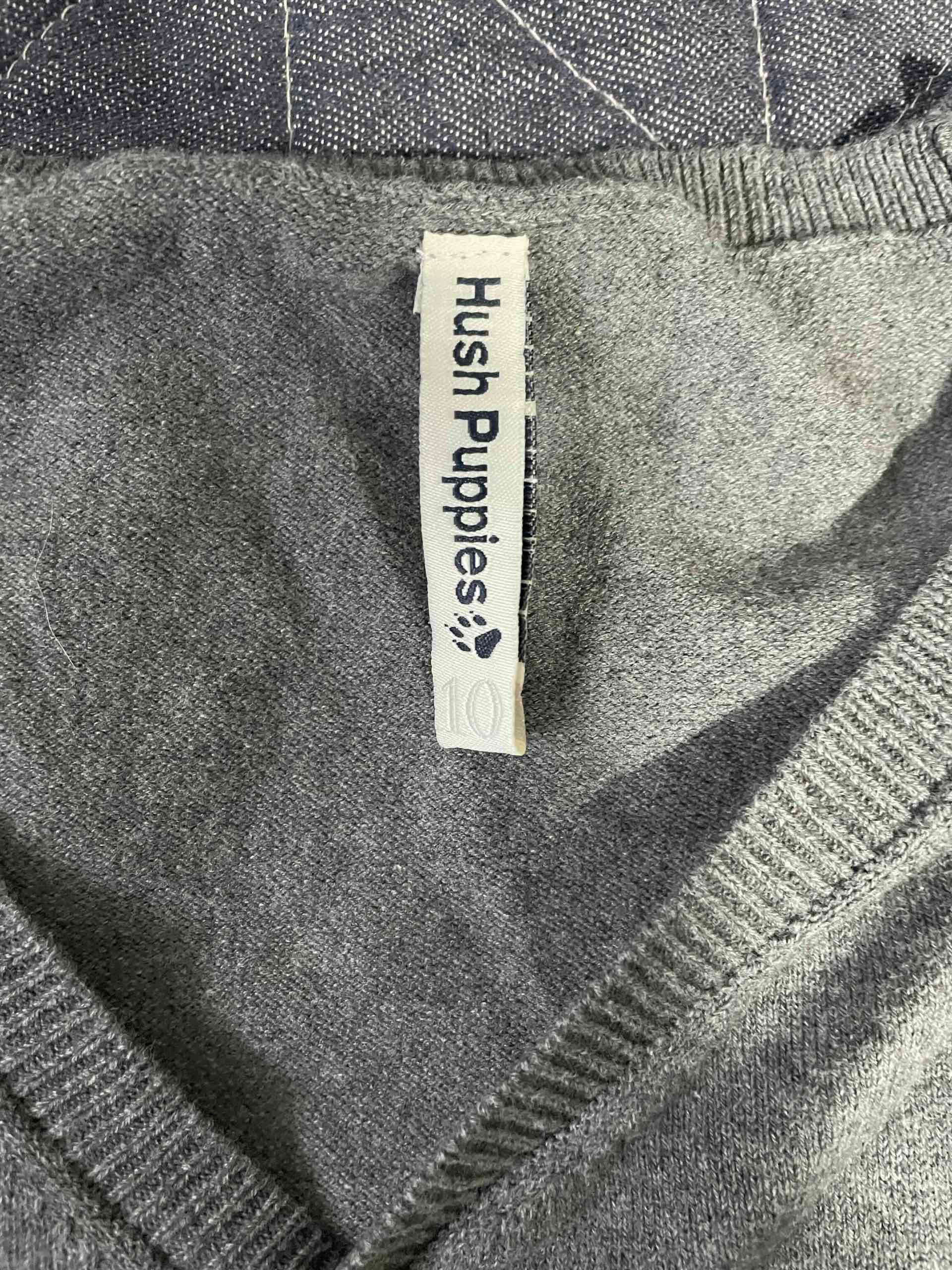 Cardigan gris con botones - miniatura 2