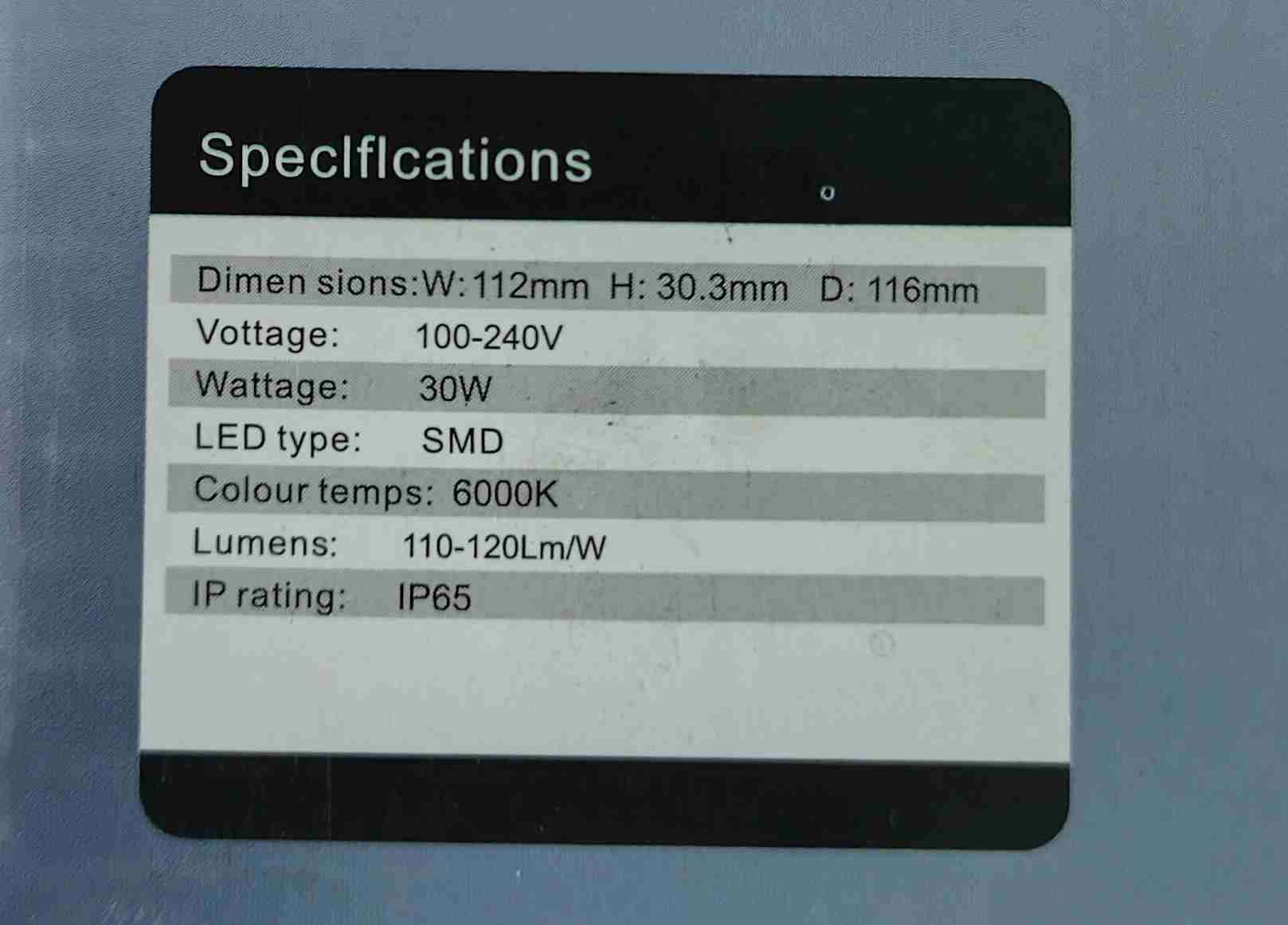Foco proyector IP65 30W - miniatura 2