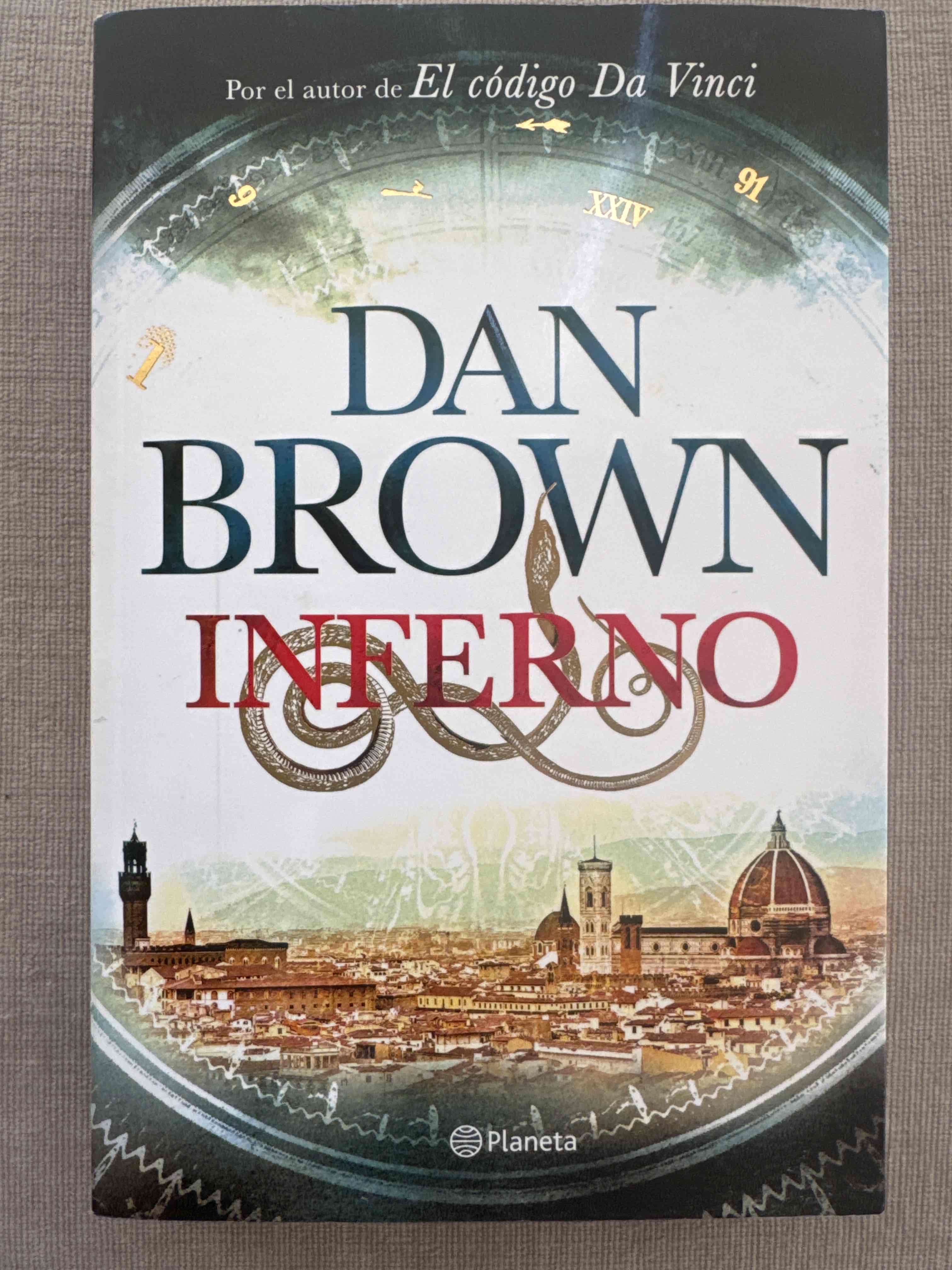 Libro 'Inferno' de Dan Brown - 1