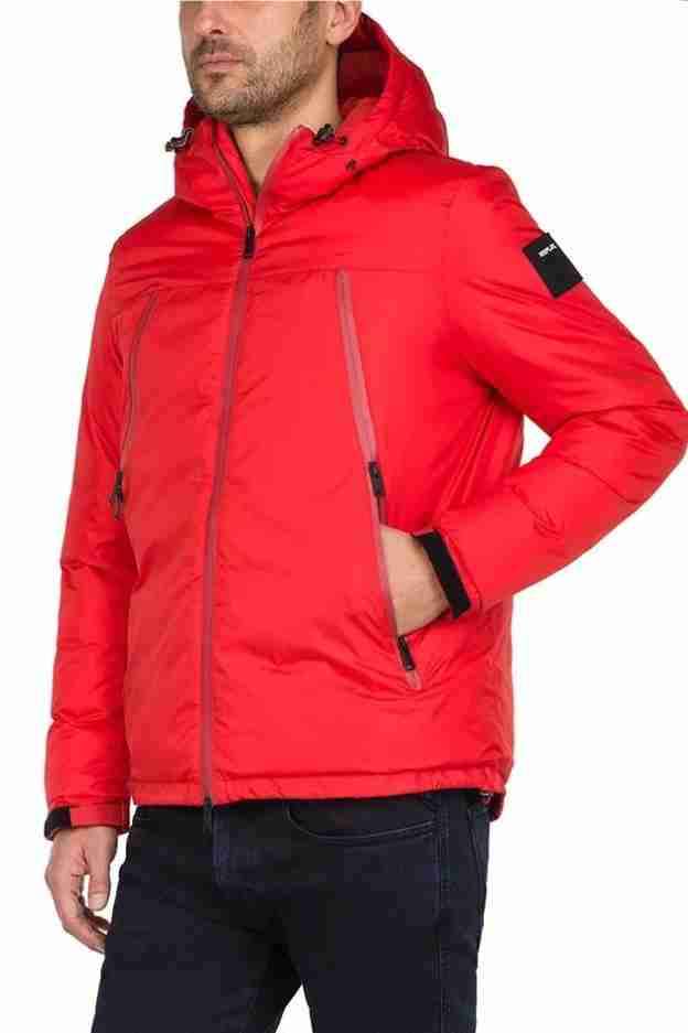 Chaqueta roja con capucha - miniatura 4