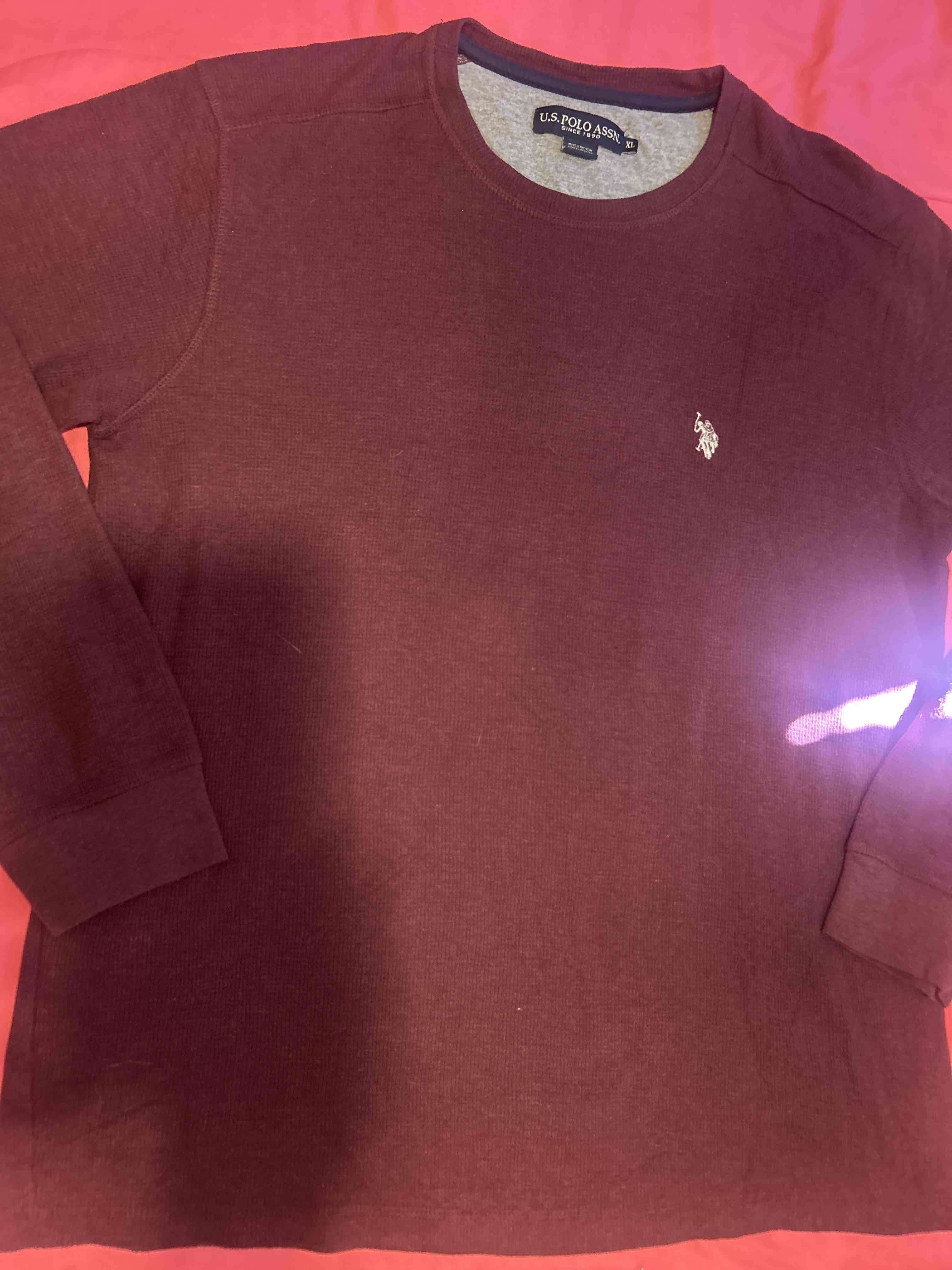 Polera burdeo U.S. Polo Assn - 1