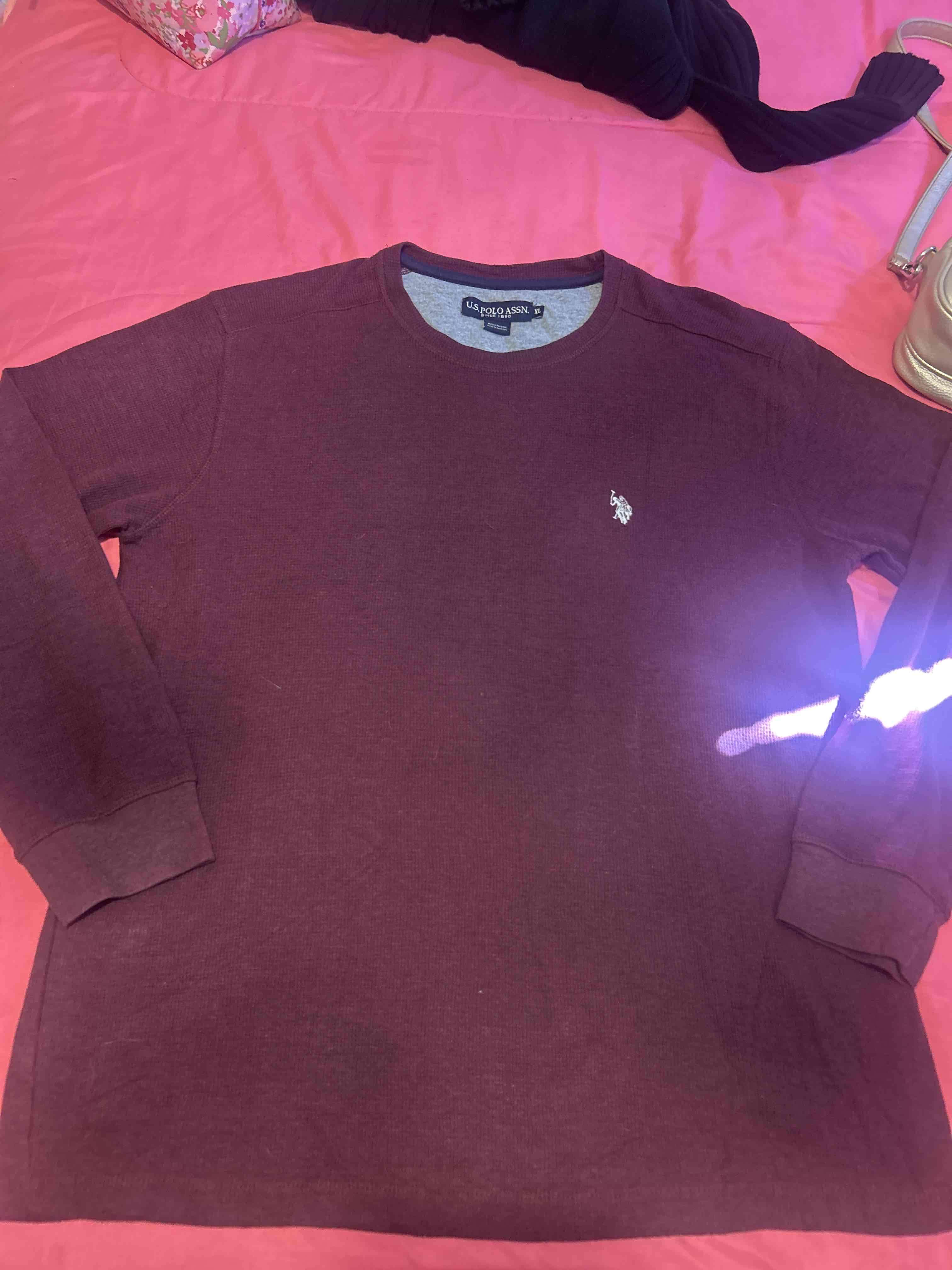 Polera burdeo U.S. Polo Assn - 3