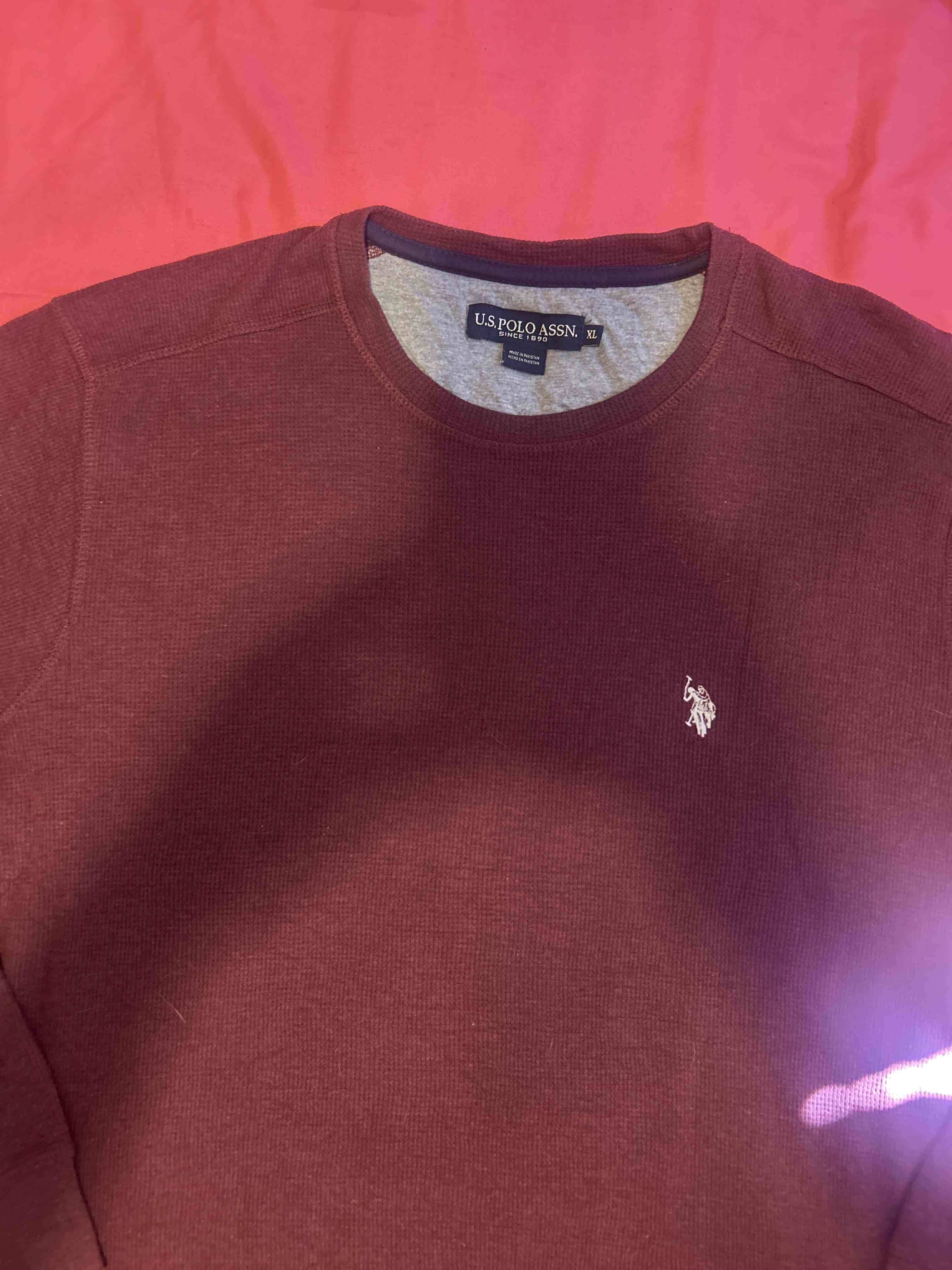 Polera burdeo U.S. Polo Assn - 4