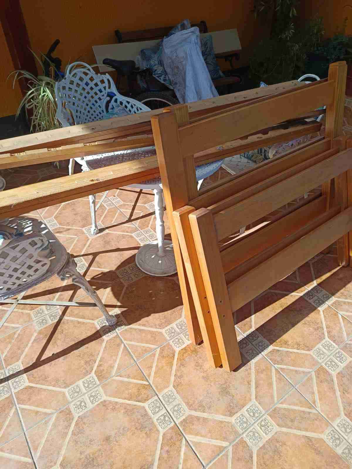 Cama de madera (pertenecía a camarote) - 2