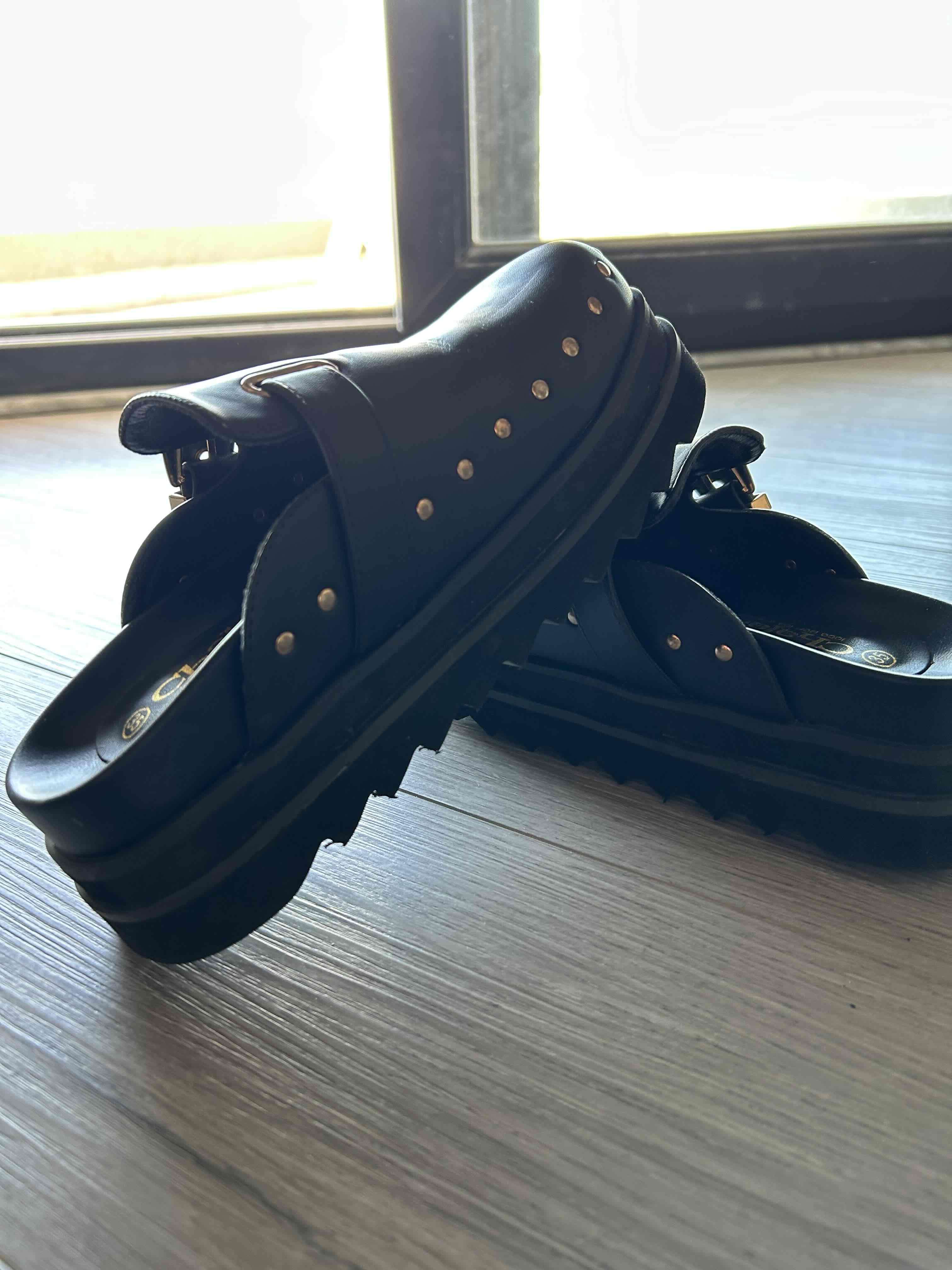 Mules negros talla 35 - miniatura 2