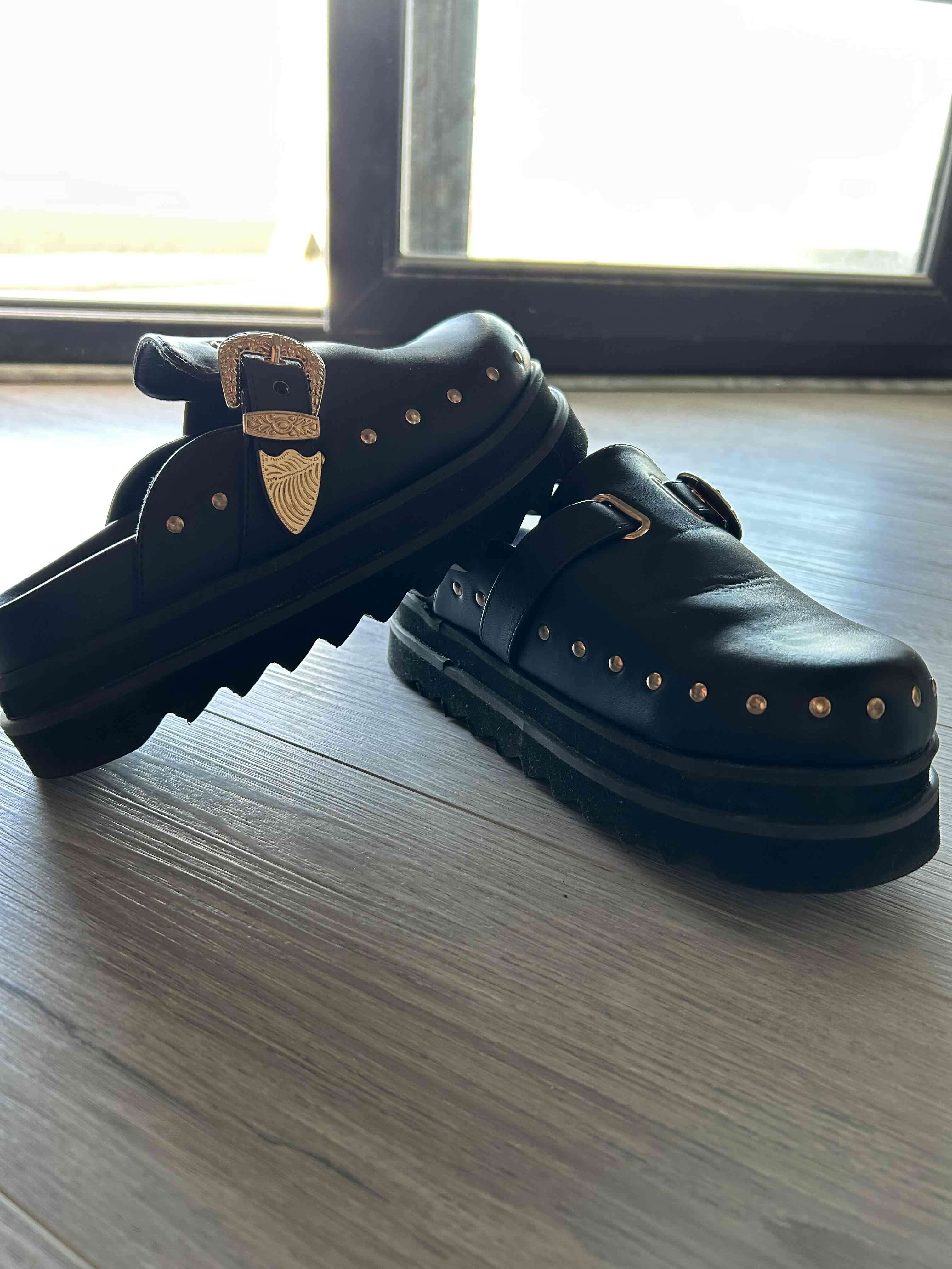 Mules negros talla 35 - miniatura 3