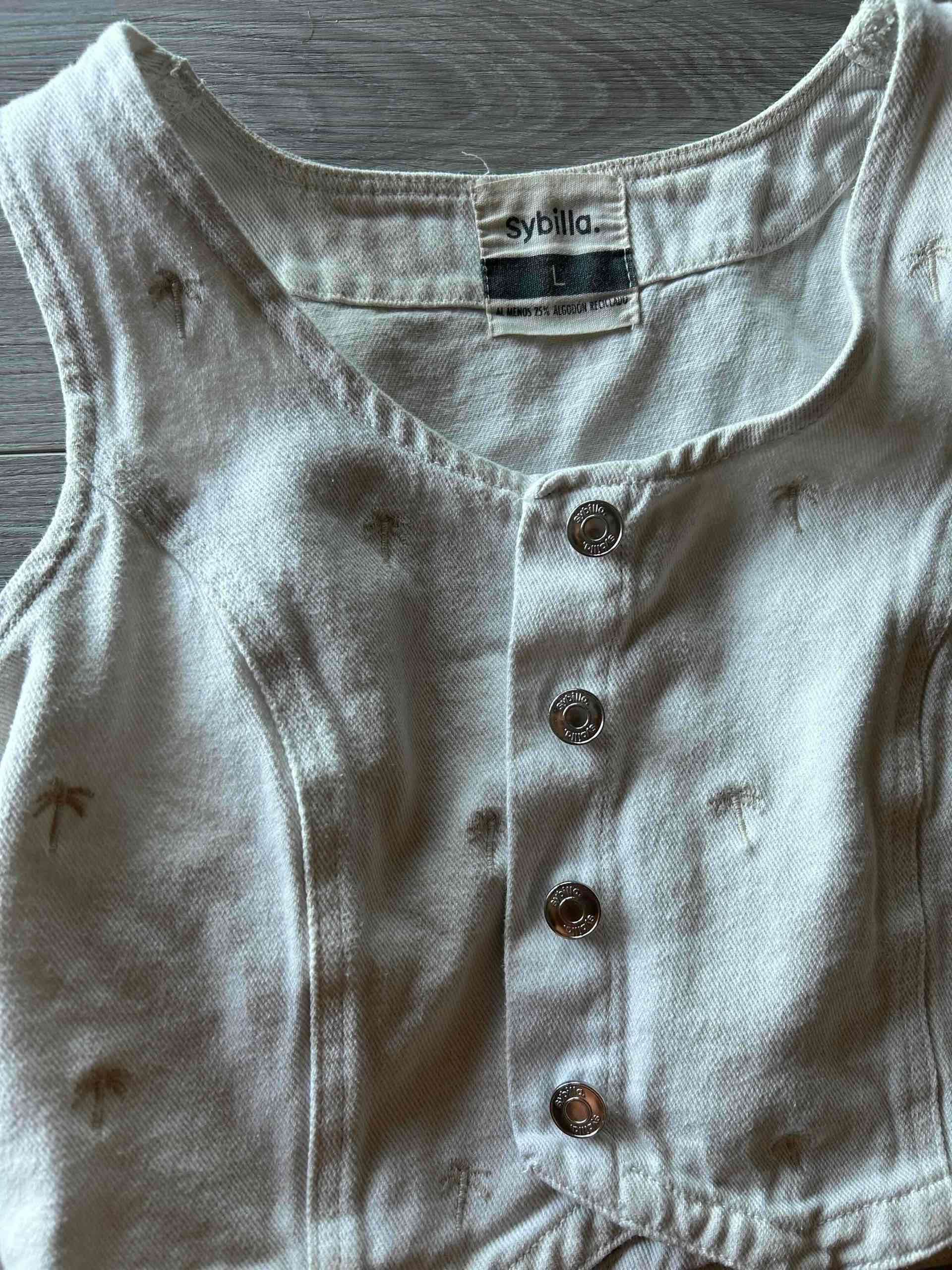 Chaleco corto blanco Sybilla - 2