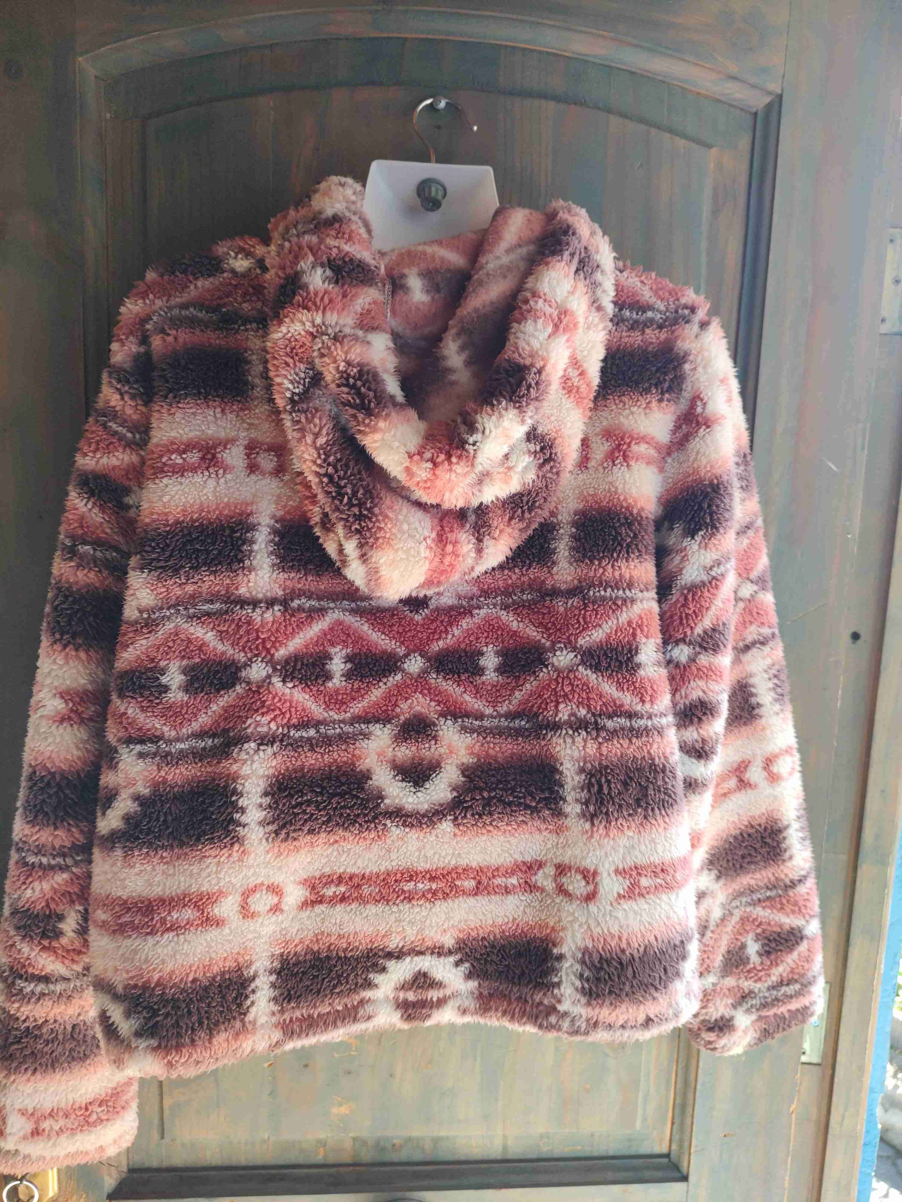 Polerón polar étnico con capucha - 2