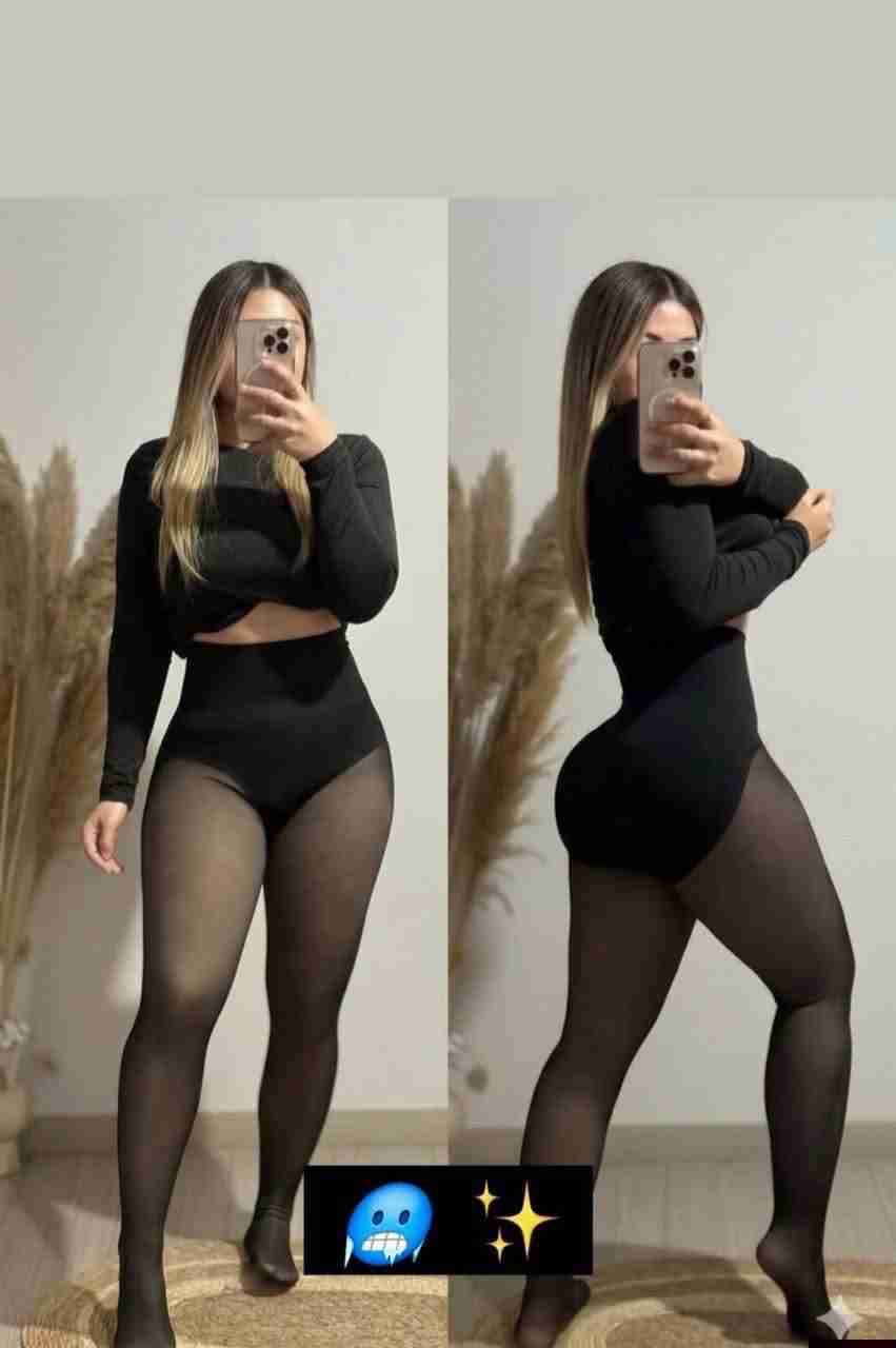 Calzas efecto piel negra - miniatura 2