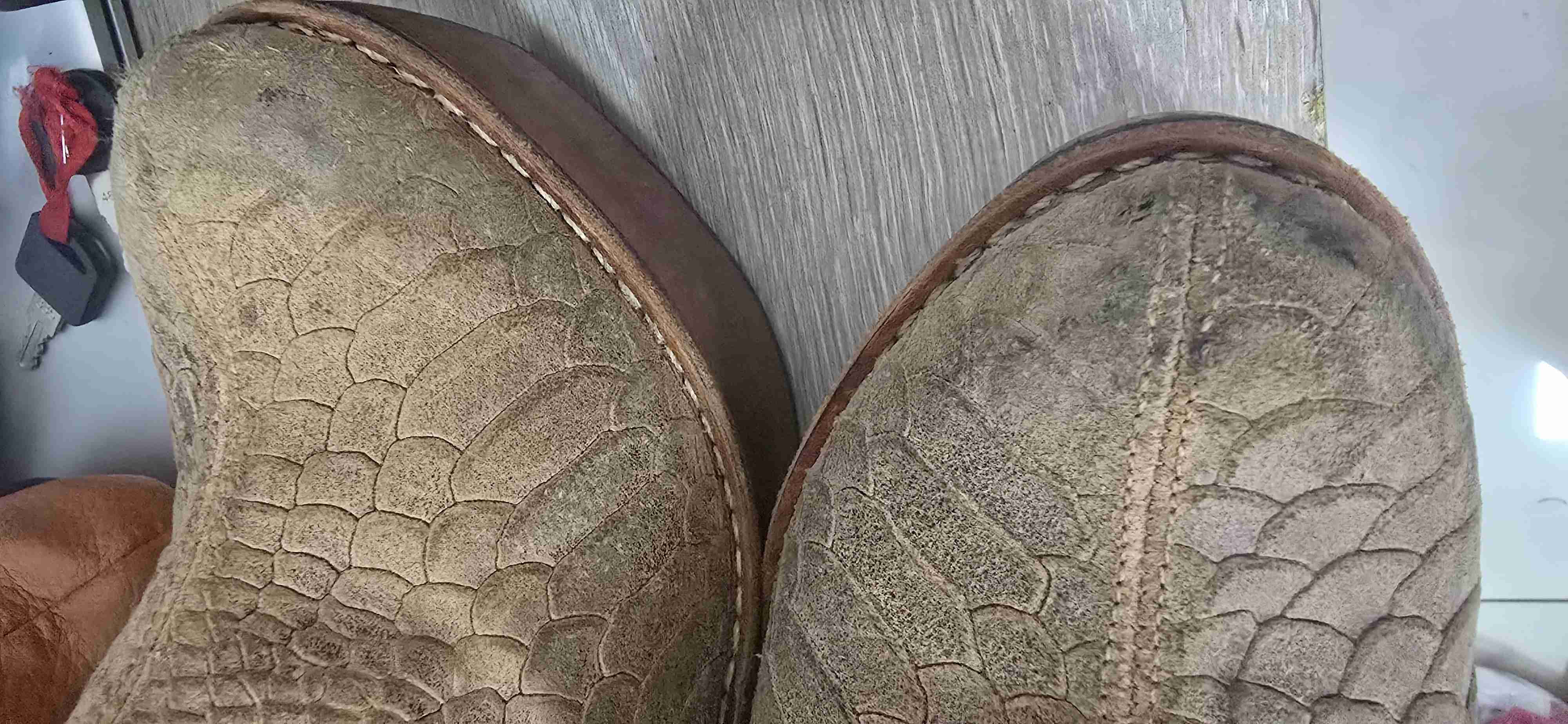 Botines de cuero con plataforma - miniatura 3