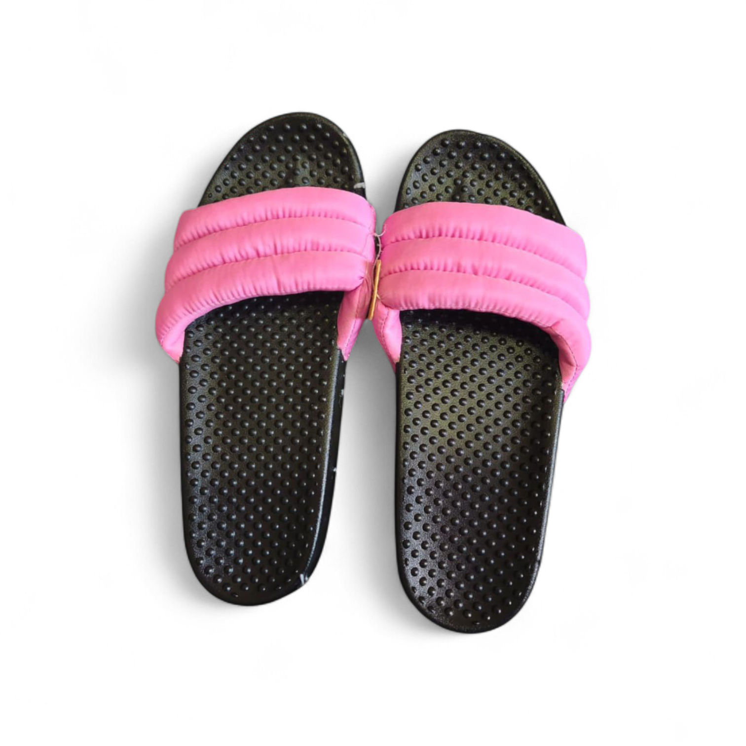 Sandalias negras con detalle rosado - miniatura 2