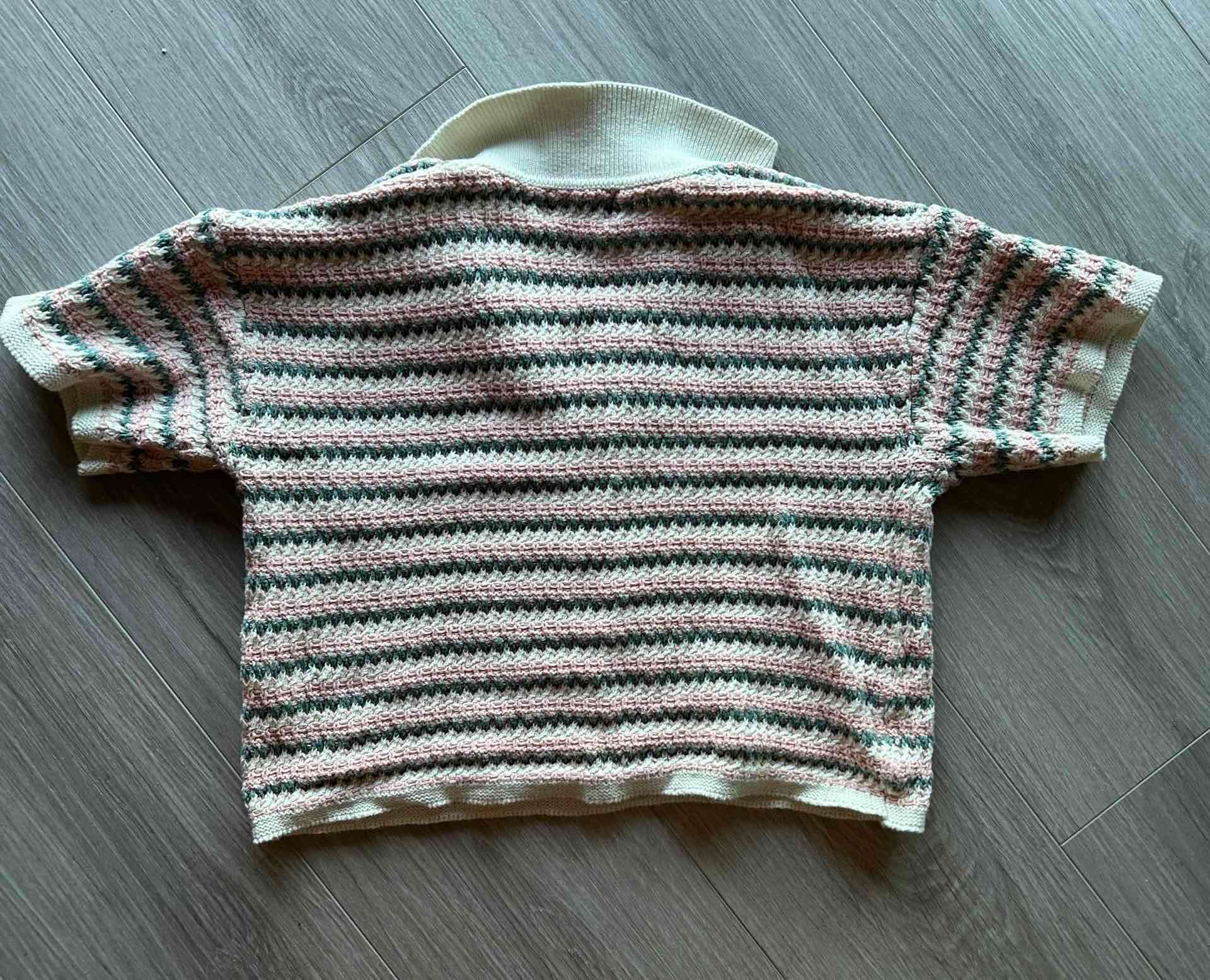 Polera tejida a rayas - miniatura 2