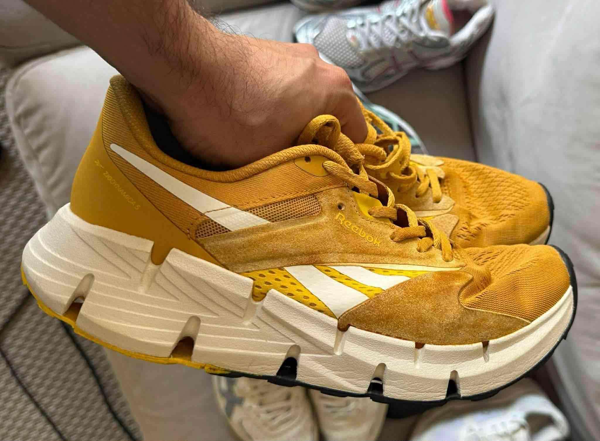 Zapatillas deportivas amarillas Reebok - miniatura 5