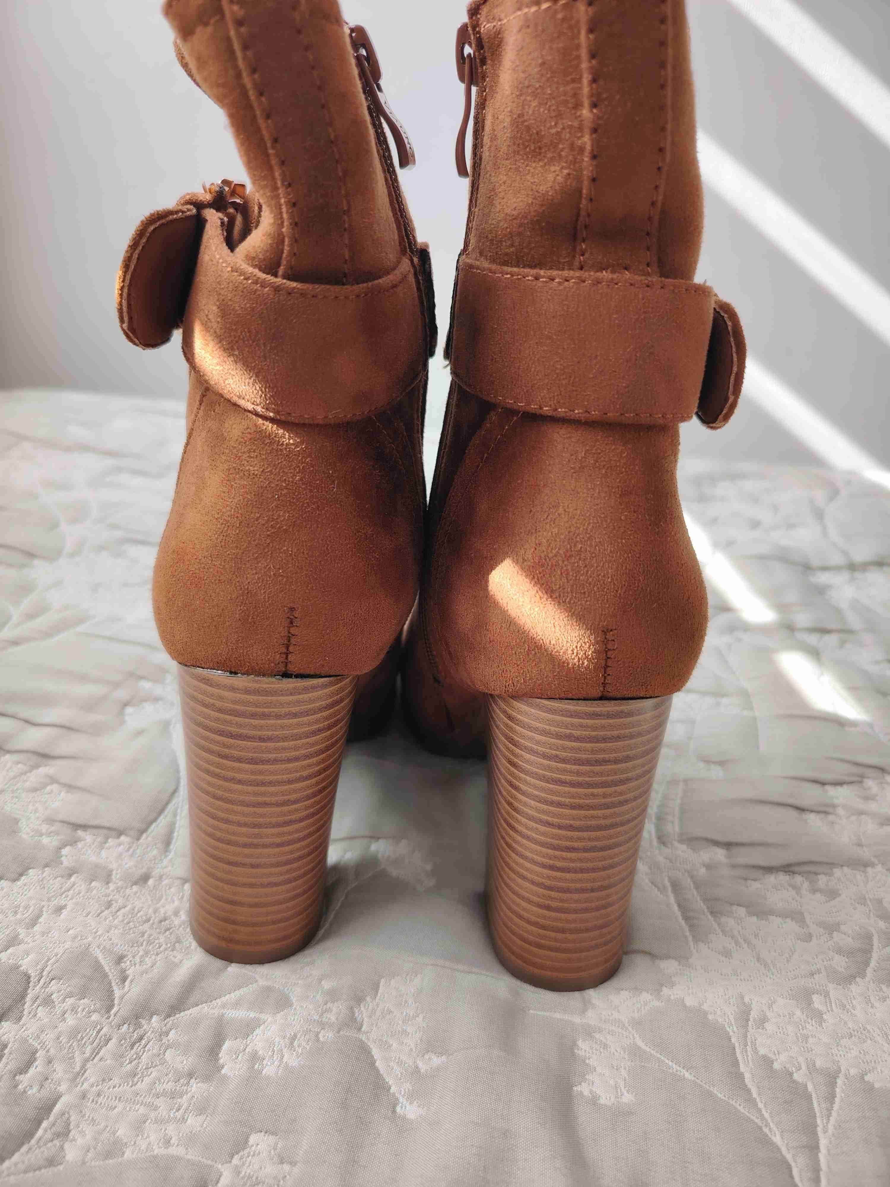 Botines de gamuza marrón - 3