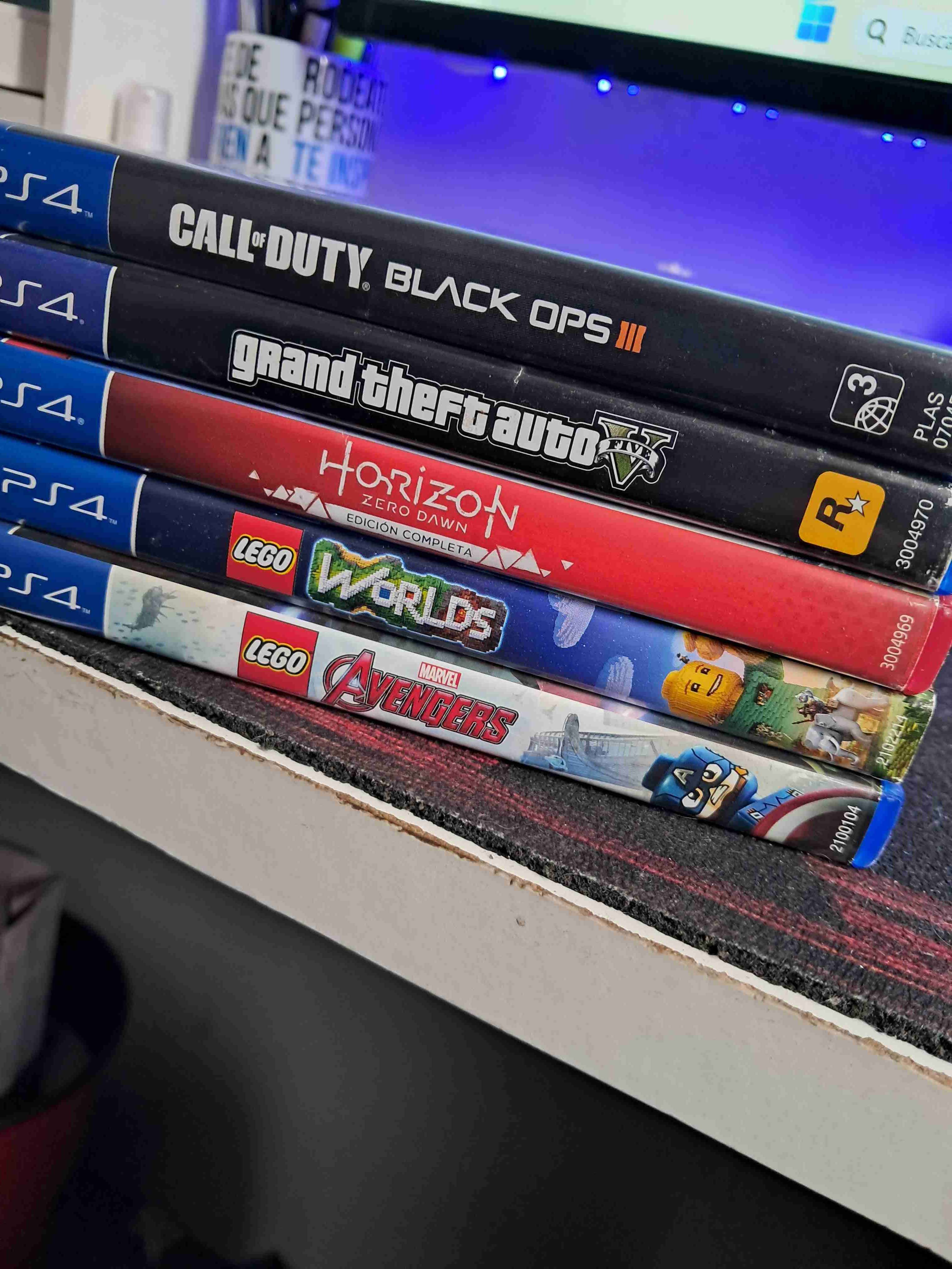 Lote de videojuegos PS4