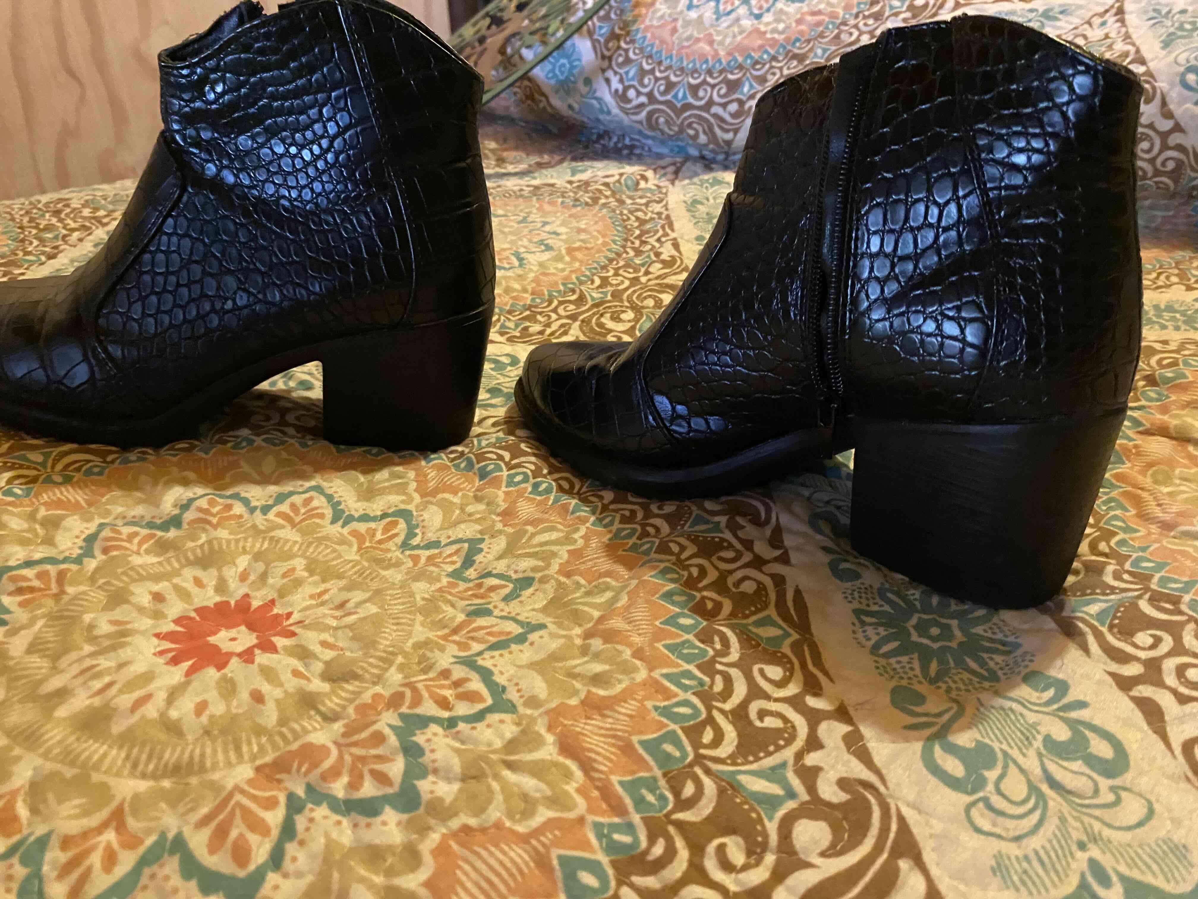Botines negros con textura - miniatura 6