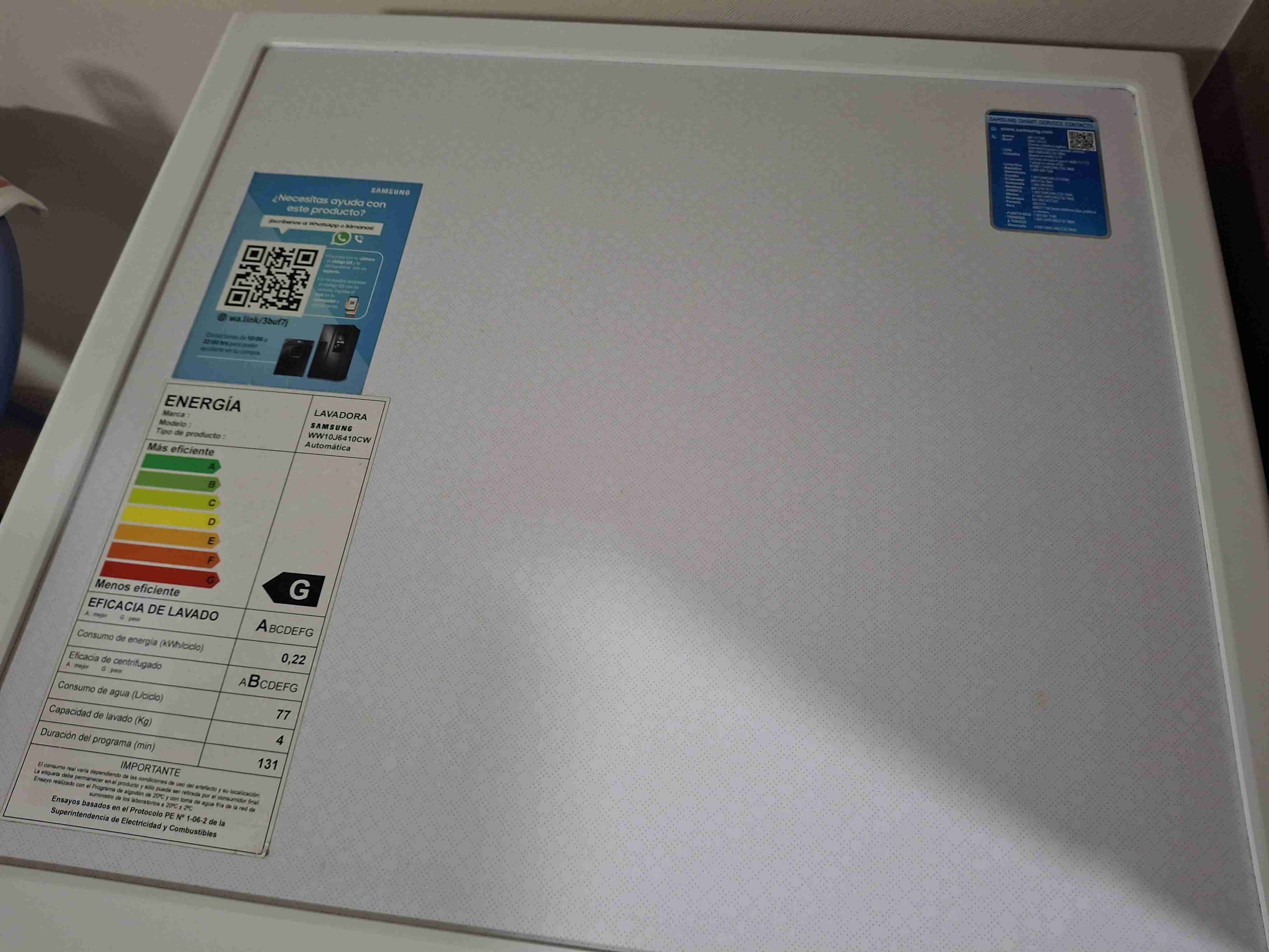 Lavadora Samsung 10.5 k - miniatura 4