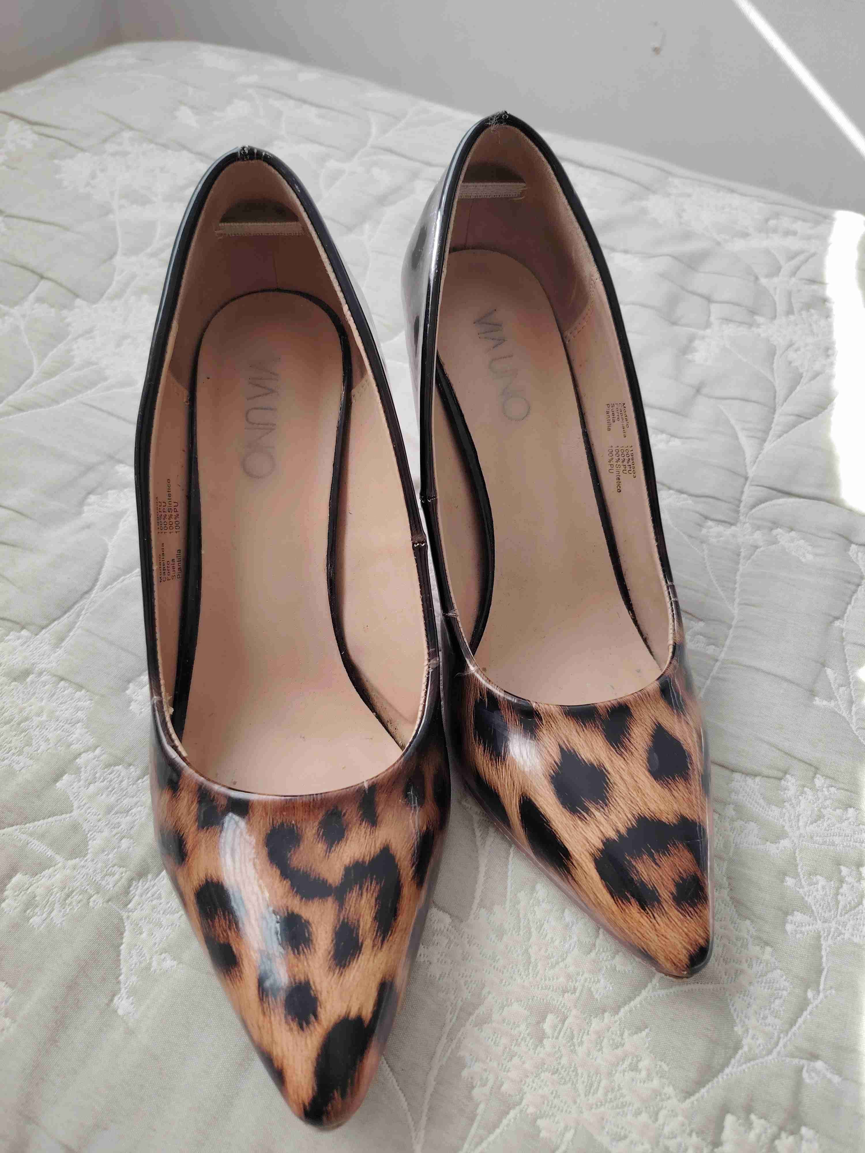 Zapato de tacón estampado animal - miniatura 2