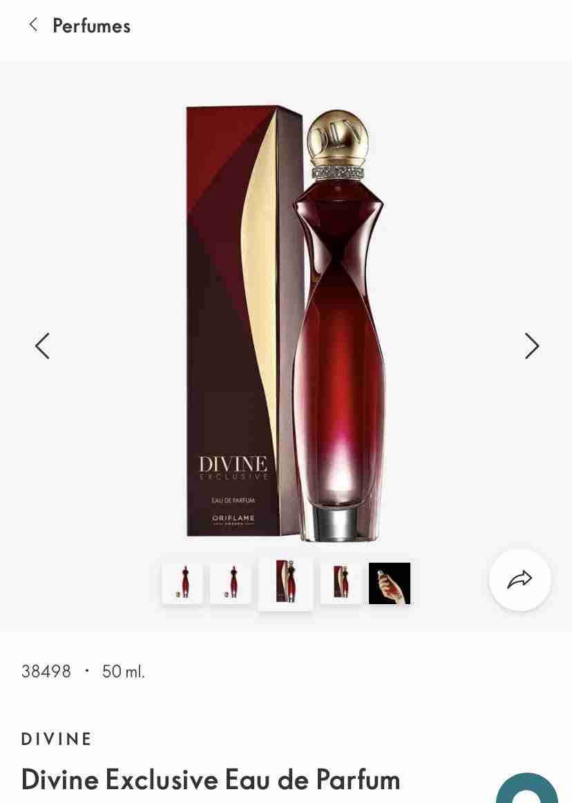 Perfume Divine Exclusive 50 ml - miniatura 1