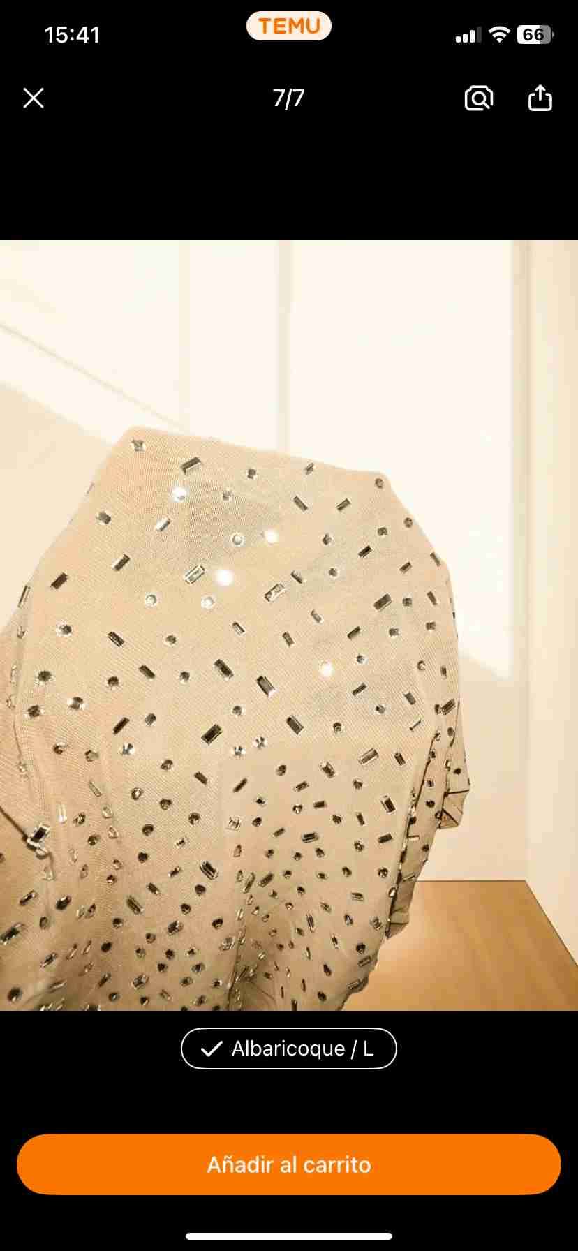 Blusa sin mangas con brillo - miniatura 4