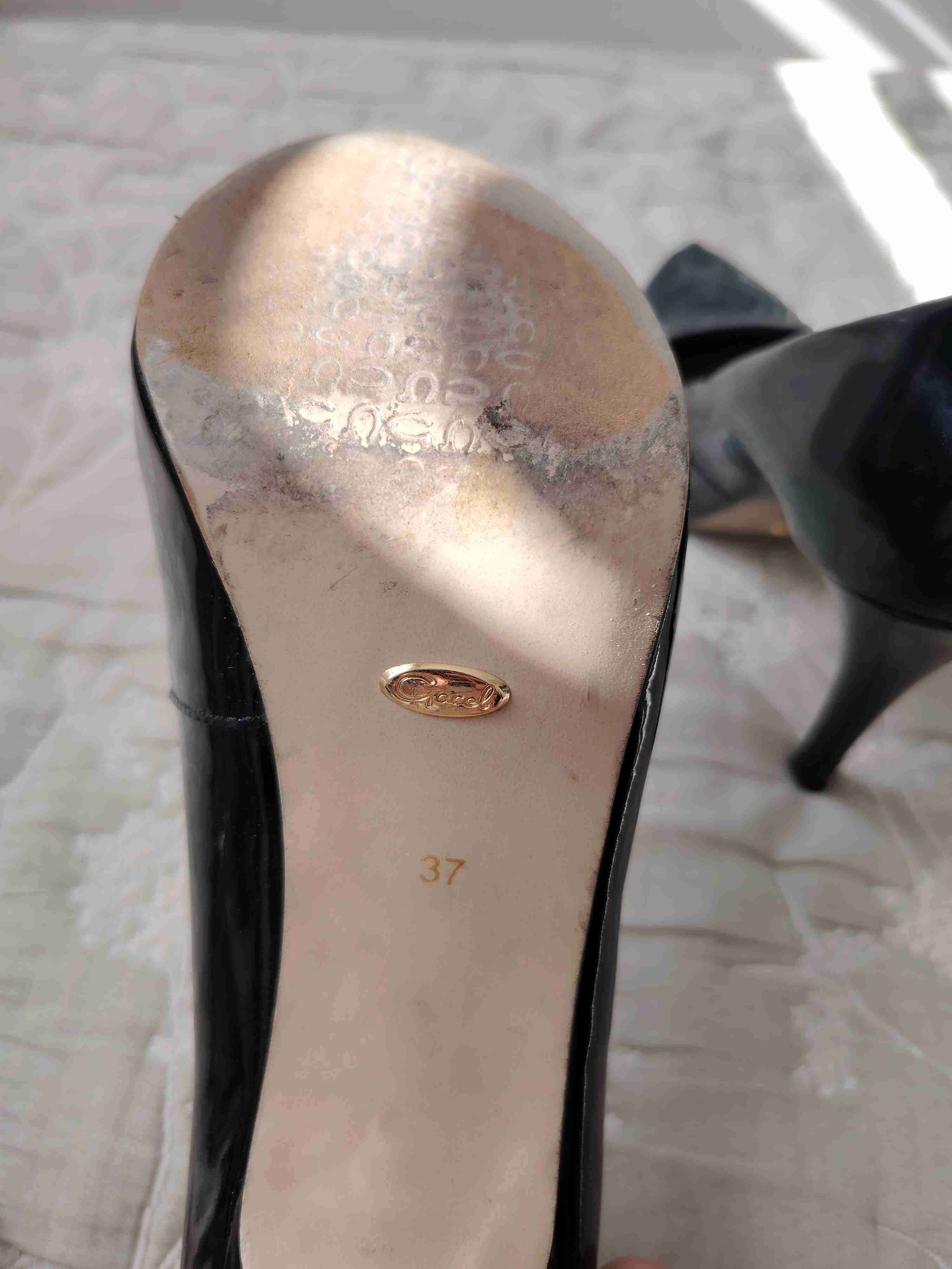 Tacones negros talla 37 Gacel - miniatura 2