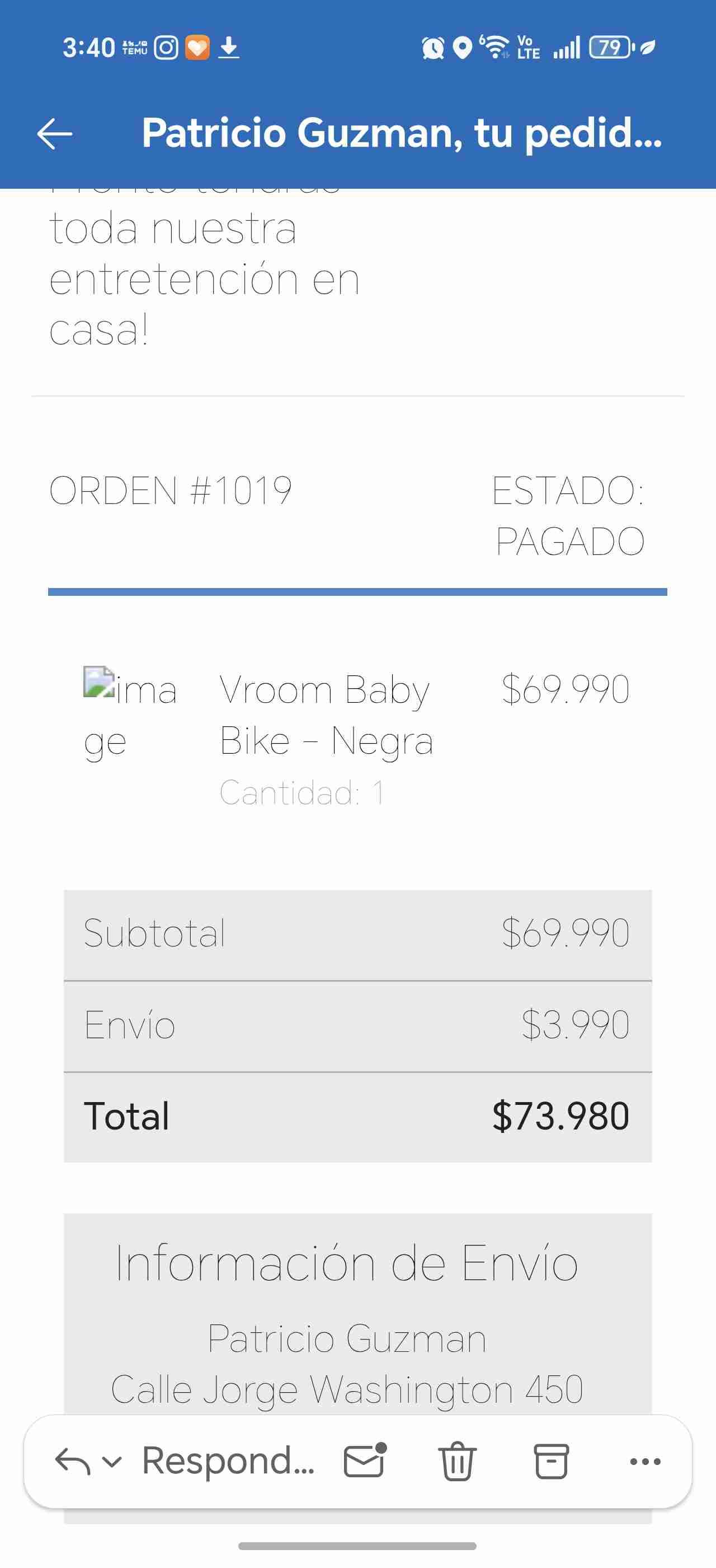 Triciclo para niños Vrooom de origen Europeo - miniatura 5