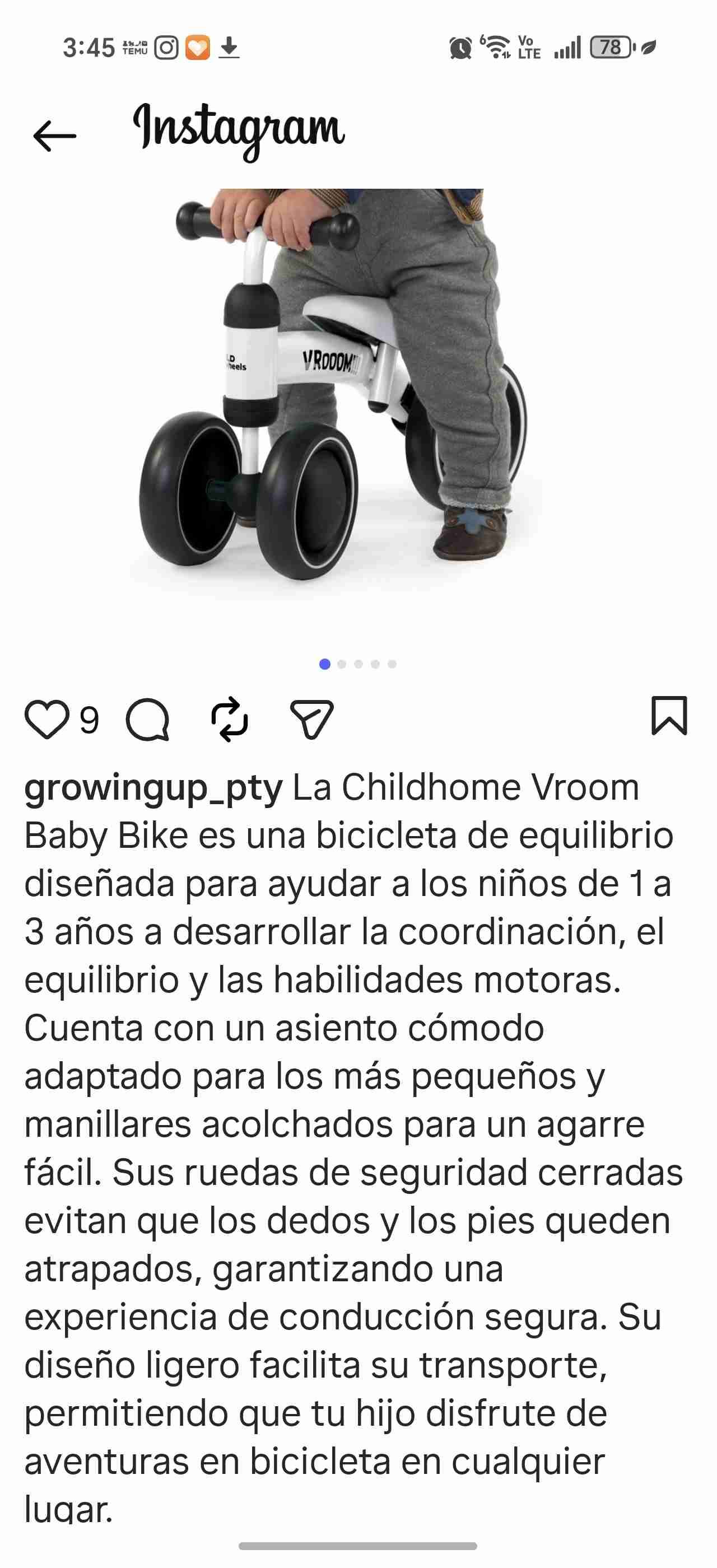 Triciclo para niños Vrooom de origen Europeo - miniatura 6