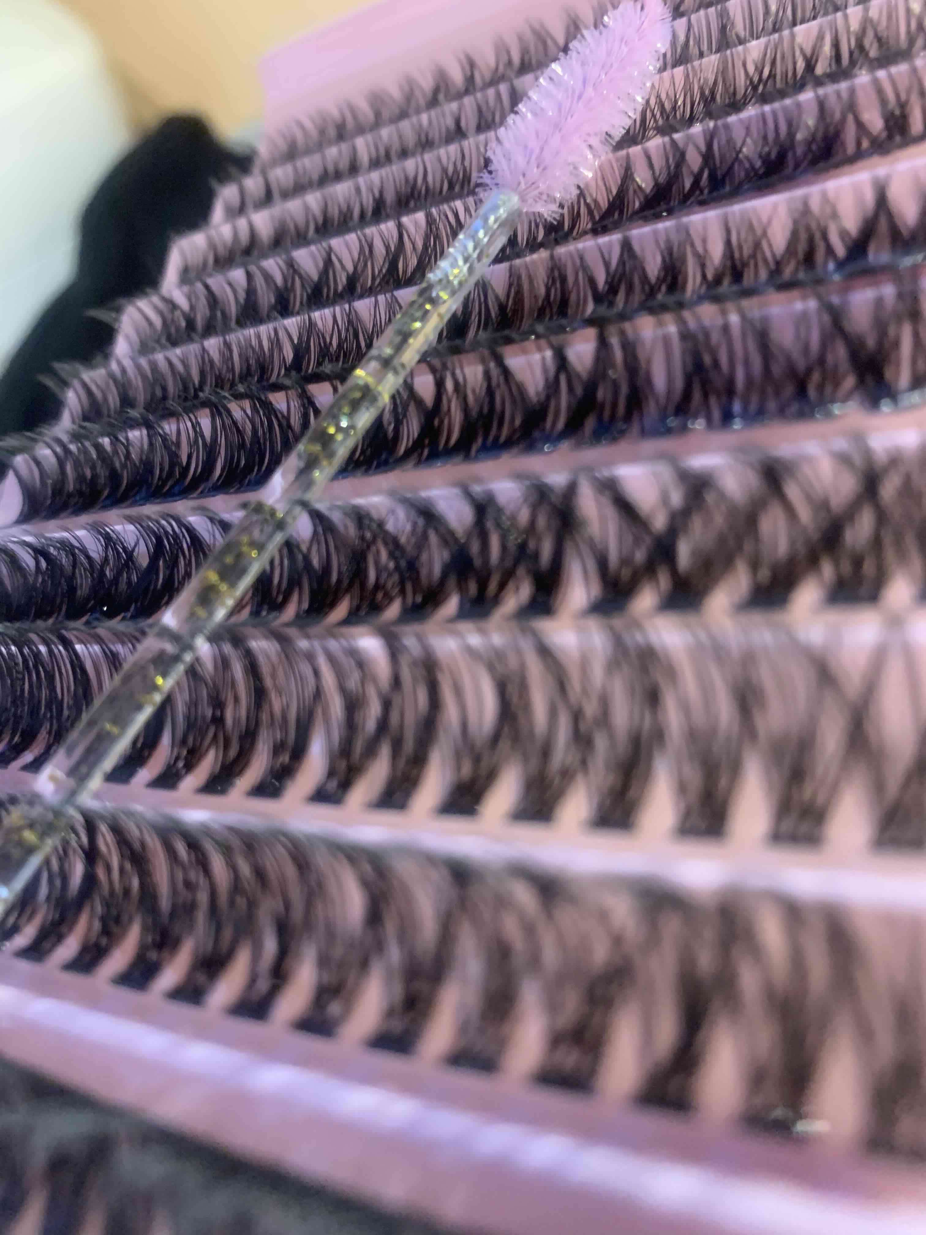 Extensiones de pestañas de racimó con cepillo - miniatura 2