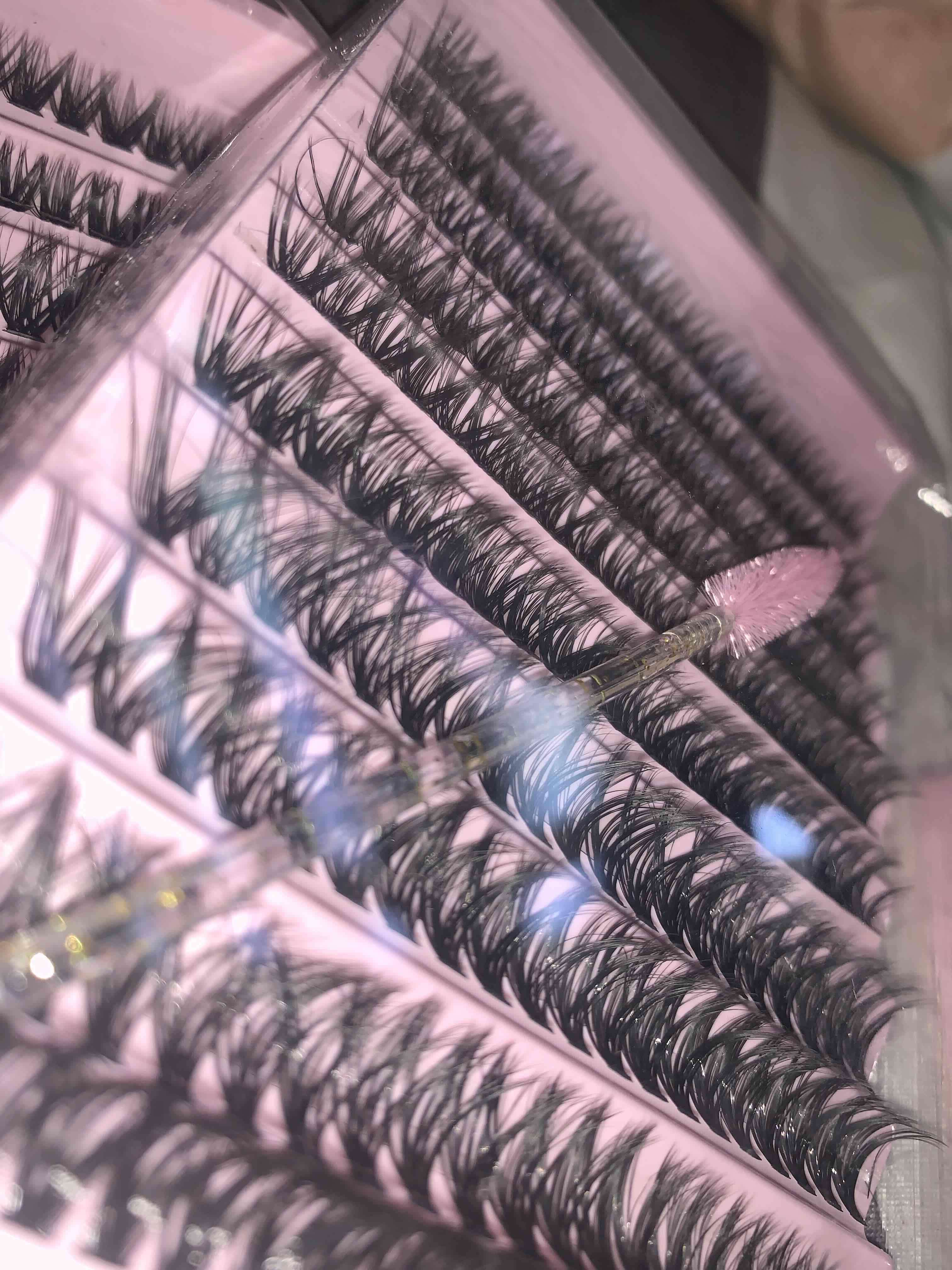 Extensiones de pestañas de racimó con cepillo - miniatura 3