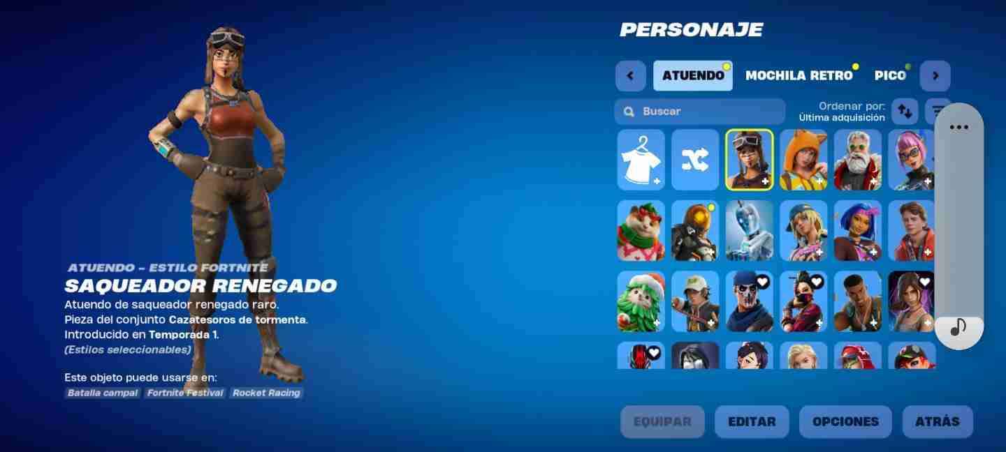 Cuenta Fortnite con skins raras