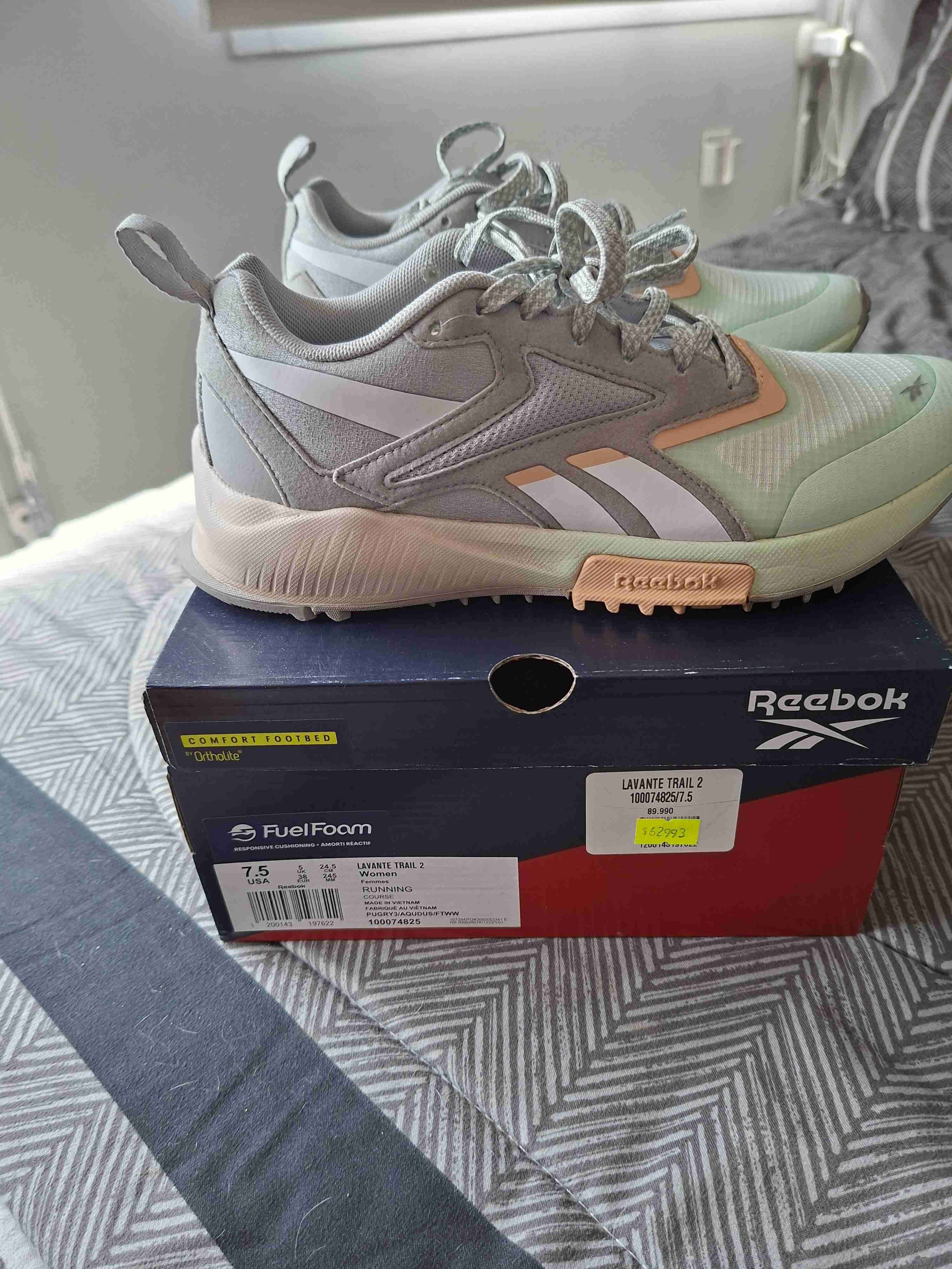 Zapatillas deportivas grises y menta - miniatura 2