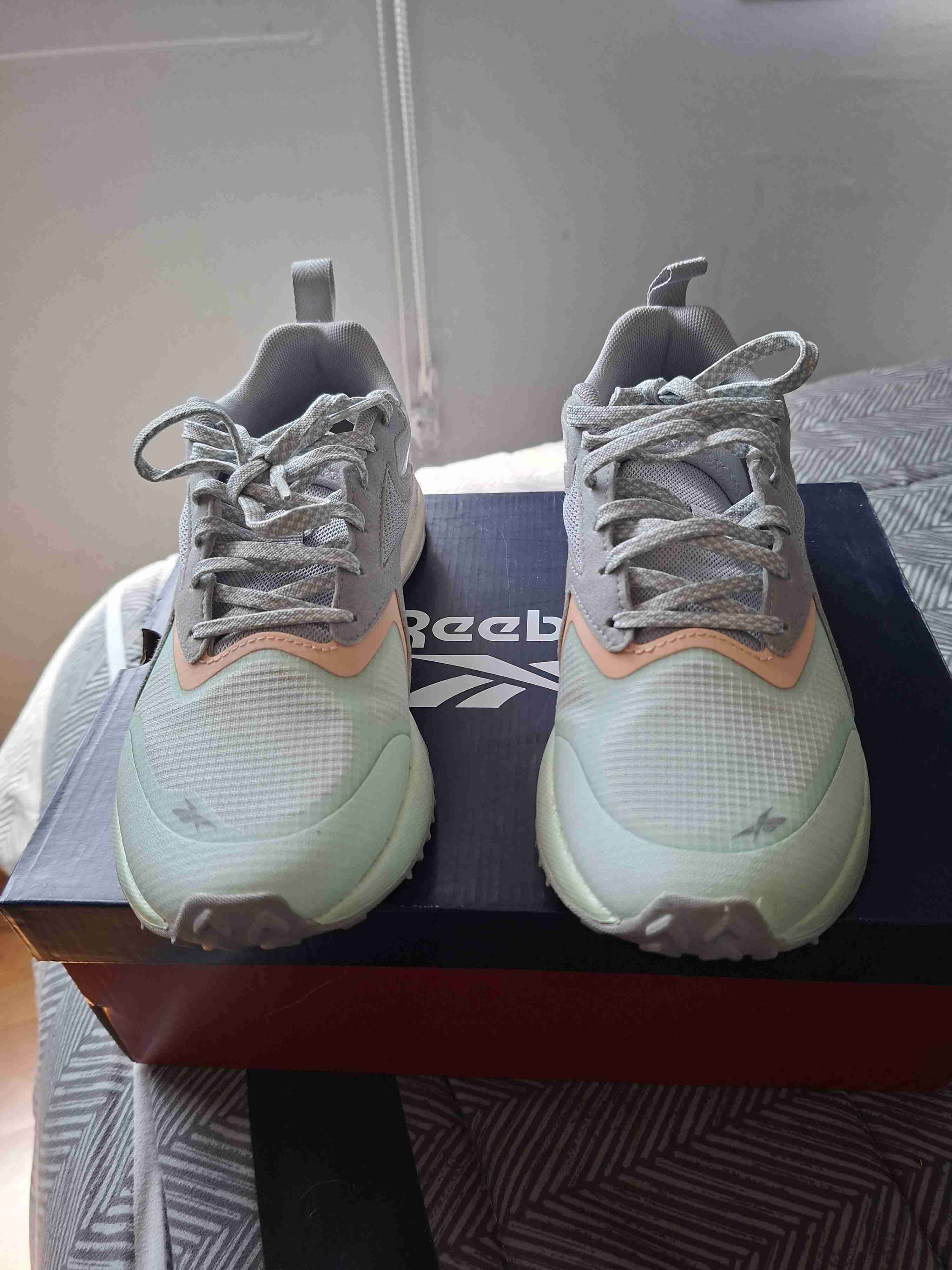 Zapatillas deportivas grises y menta - miniatura 3