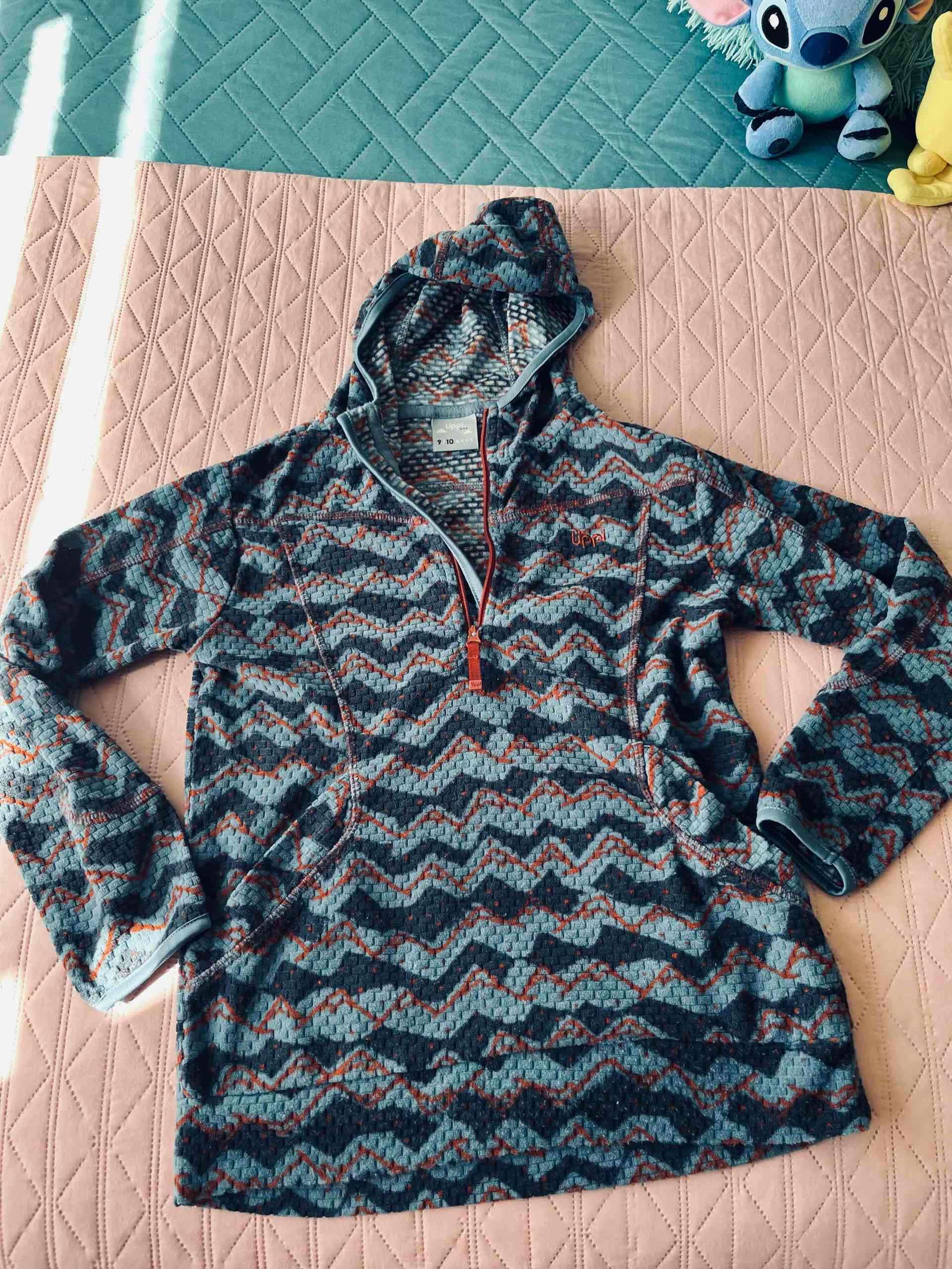 Polerón con capucha patrón zigzag Lippi niño talla - 1