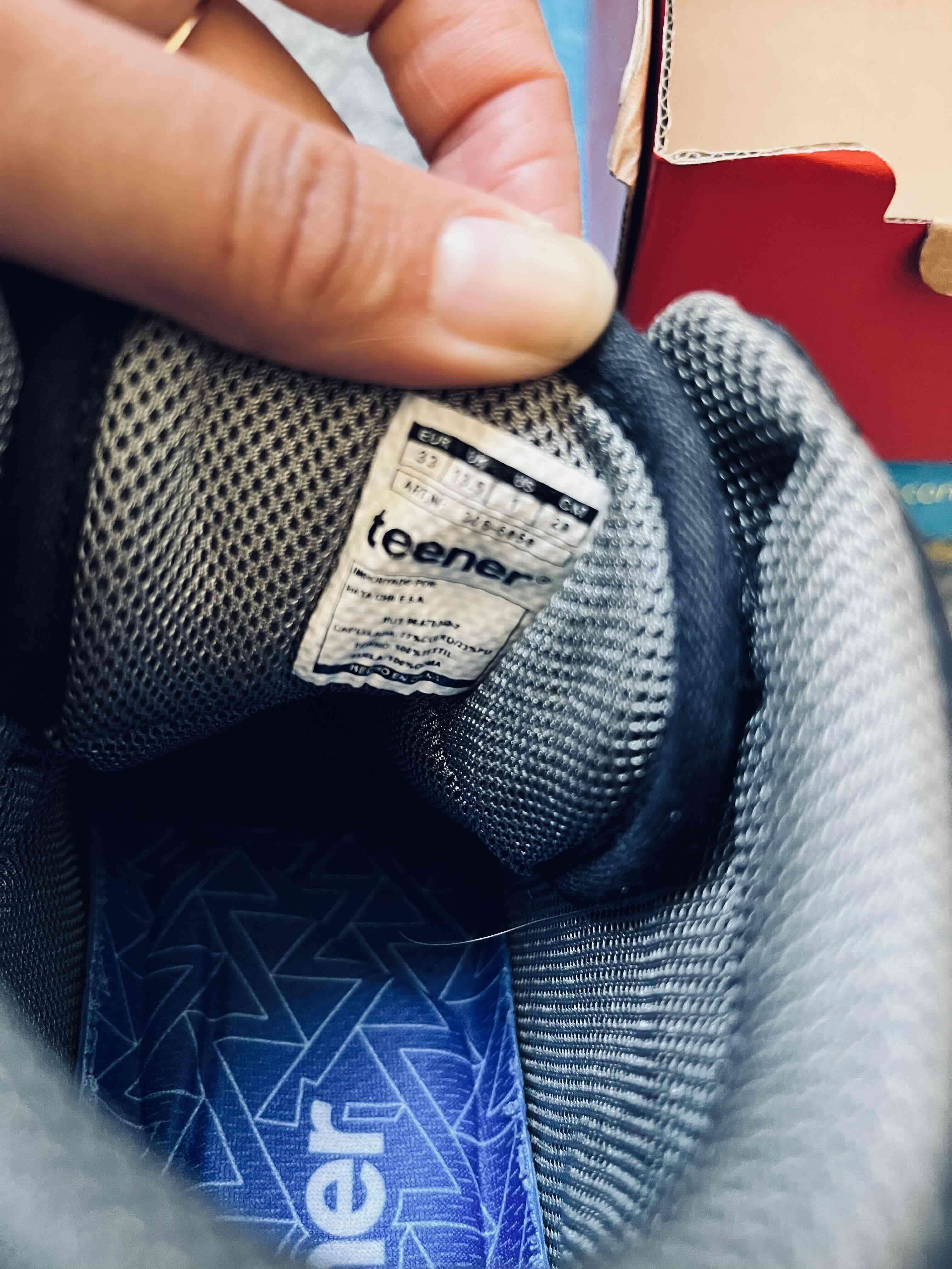 Zapatillas negras casuales escolar nino talla 32 - miniatura 3