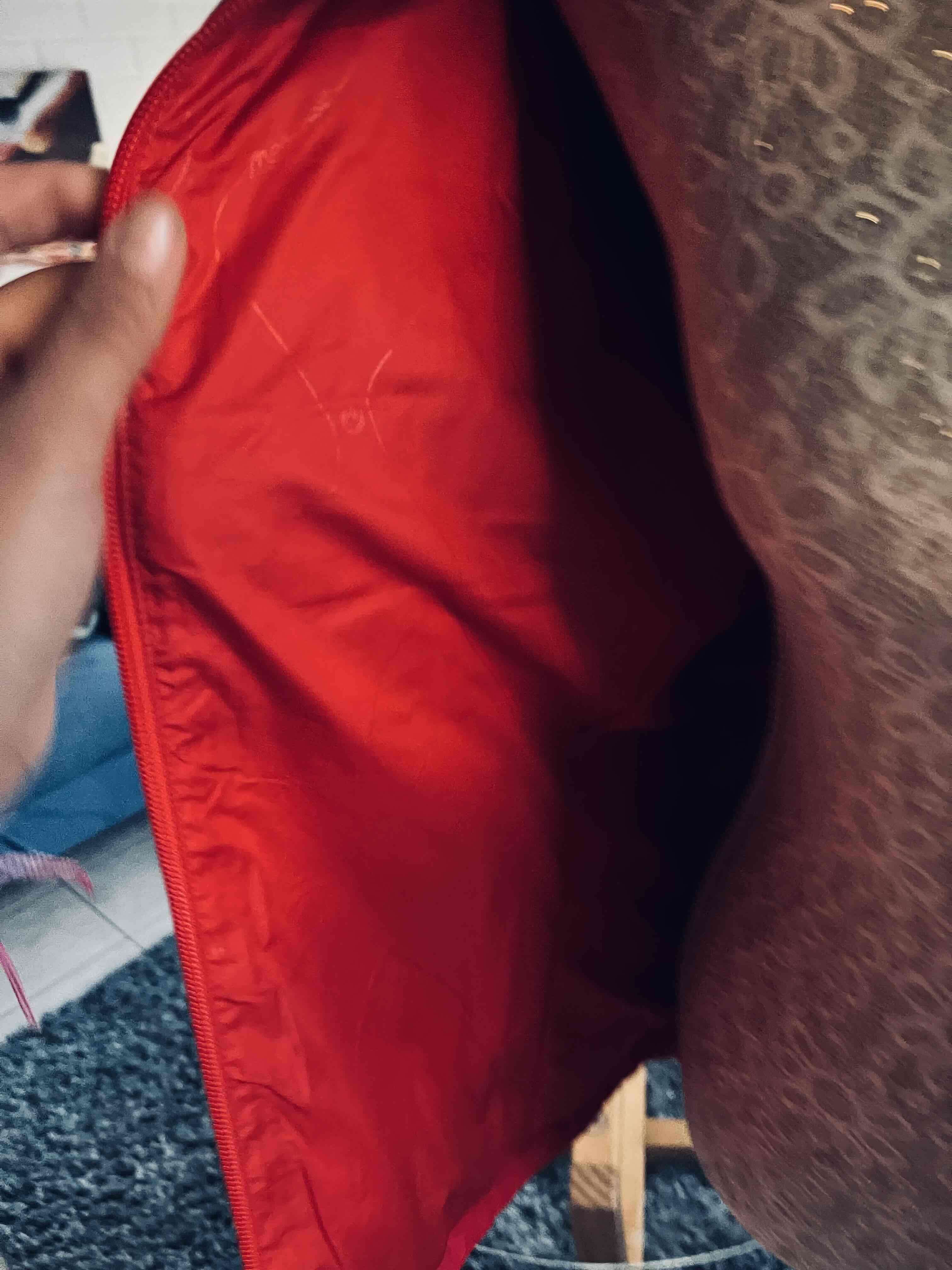 Chaqueta roja acolchada de invierno marmot talla M - 6