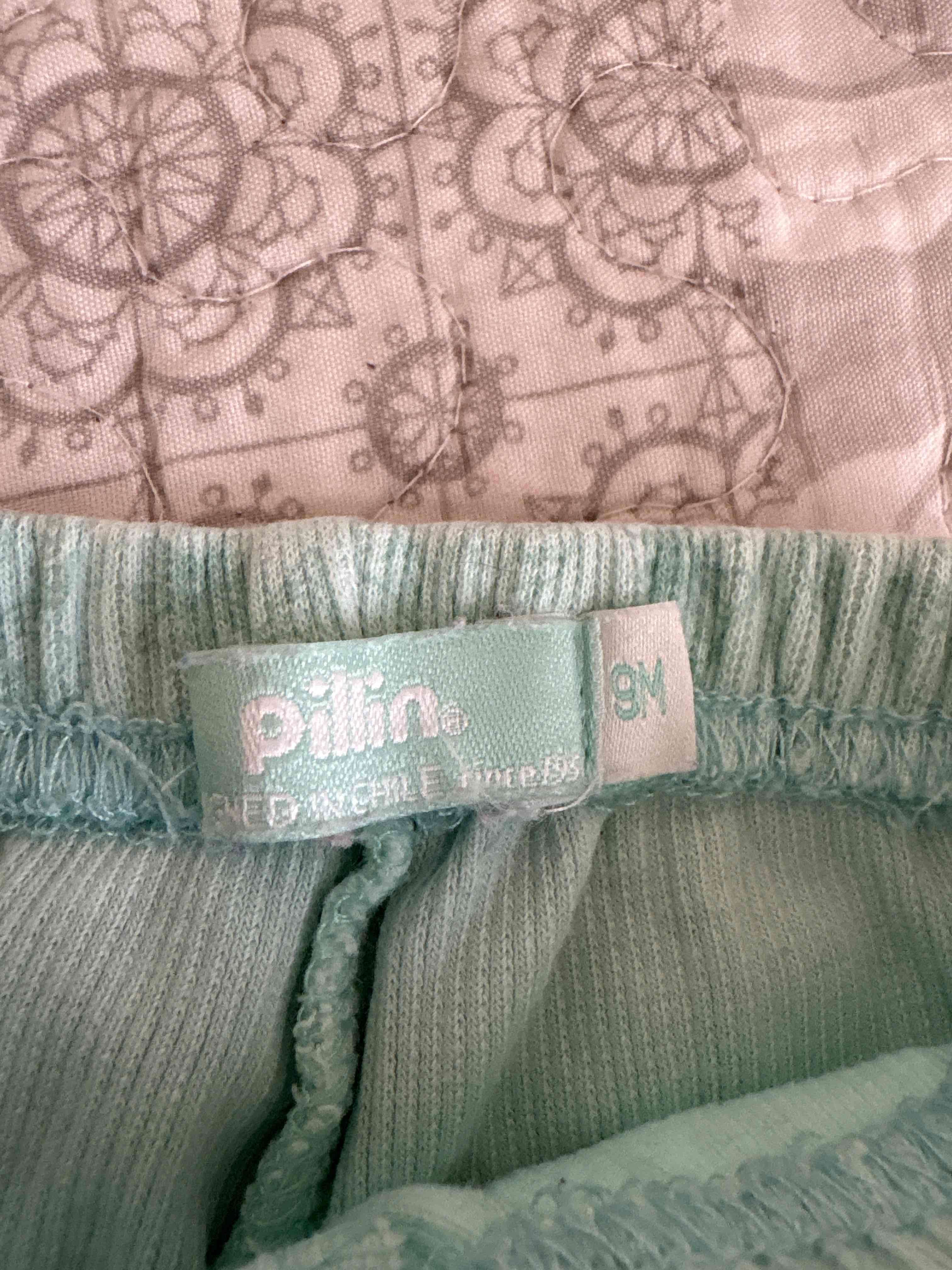 Pantalón verde claro bebé niña - miniatura 4