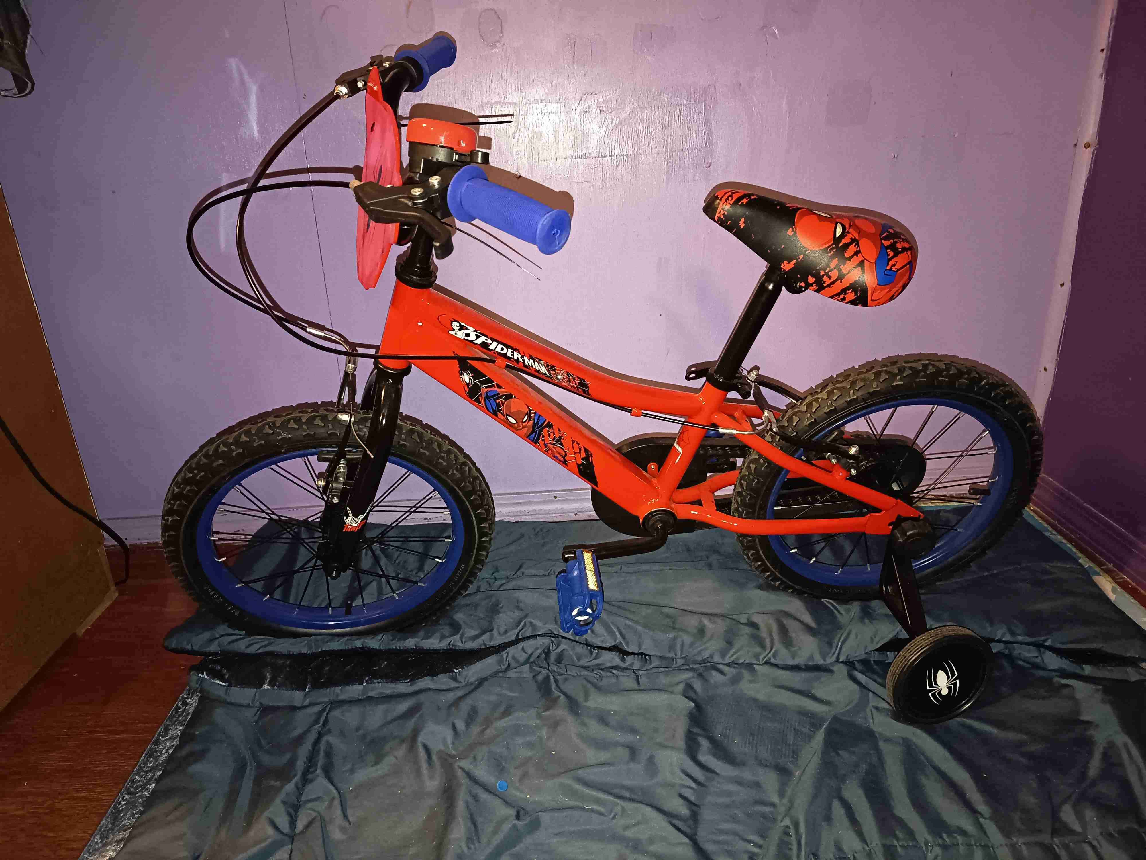 Bicicleta infantil Spider-Man - 1