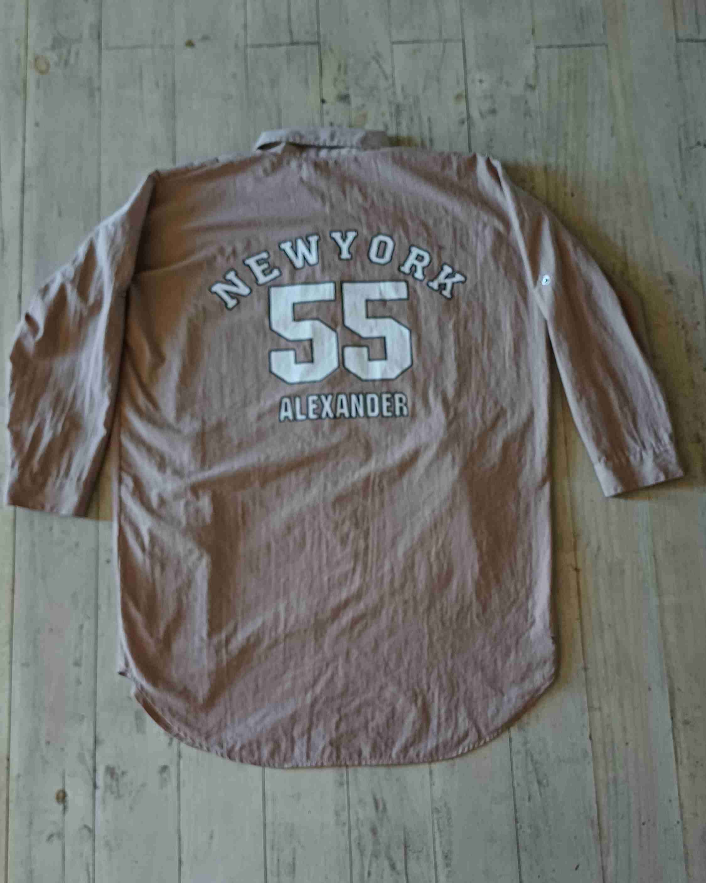 Chaqueta beige con estampado - 4