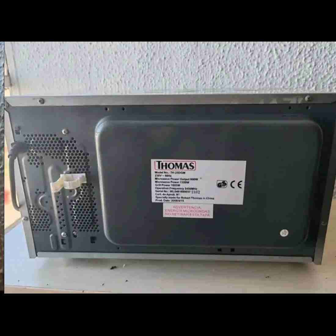 Microondas Thomas acero inoxidable - 4